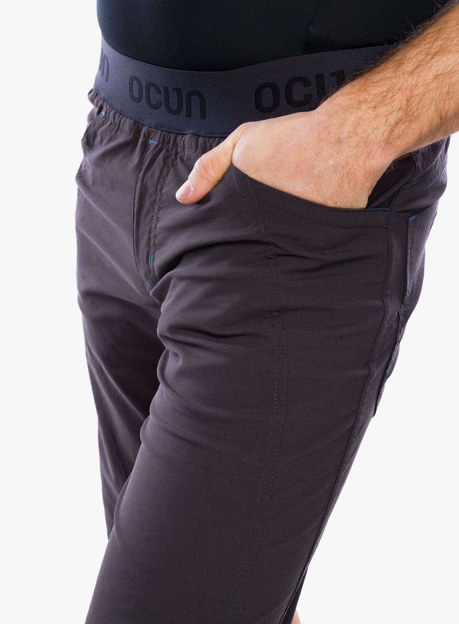 Lezecké kraťasy Ocun Mania Shorts - anthracite obsidian