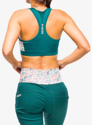 Sportovní podprsenka Ocun Misty Bra - green deep teal