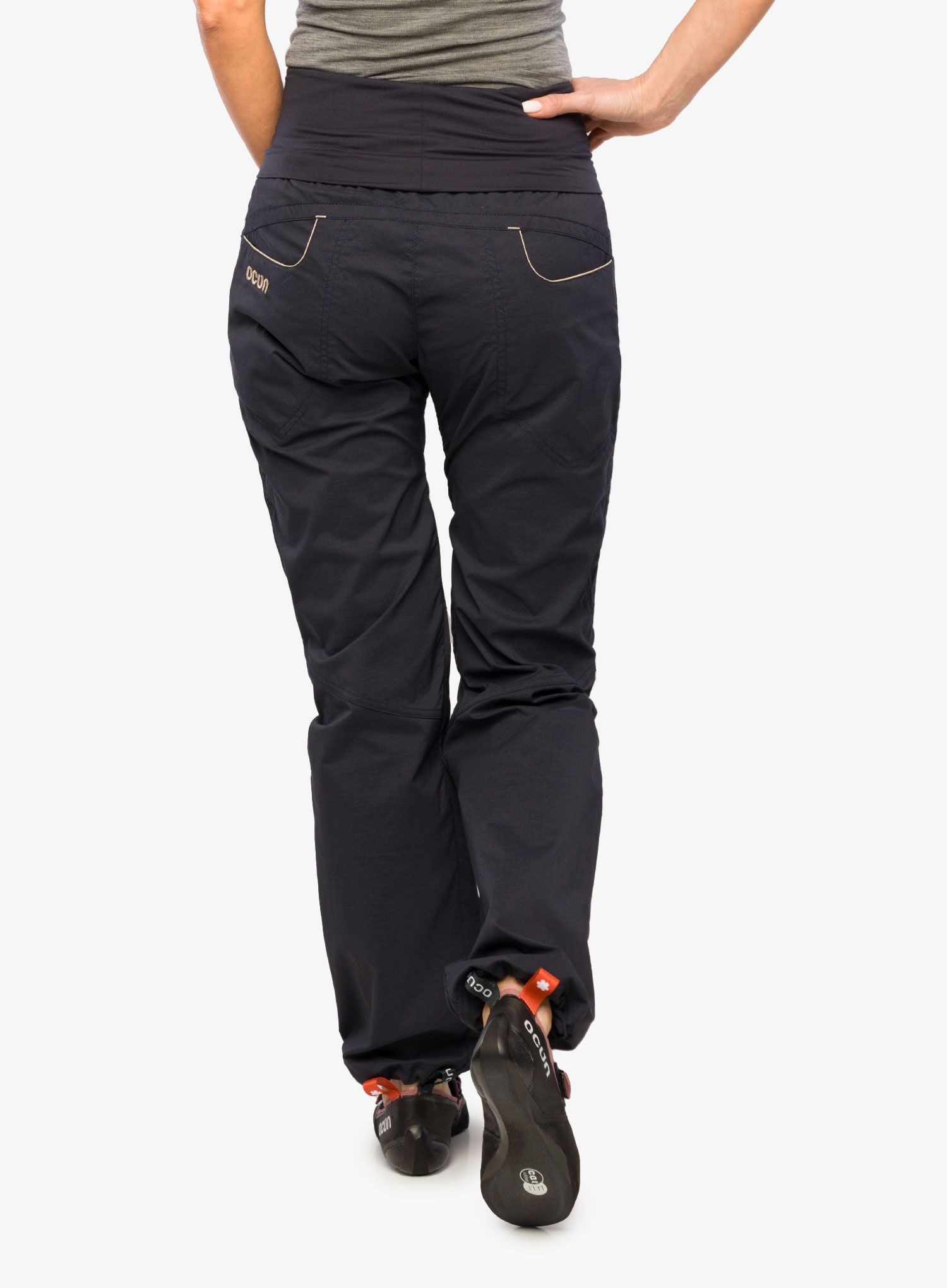 Lezecké kalhoty dámské Ocun Noya Eco Pants - anthracite dark navy