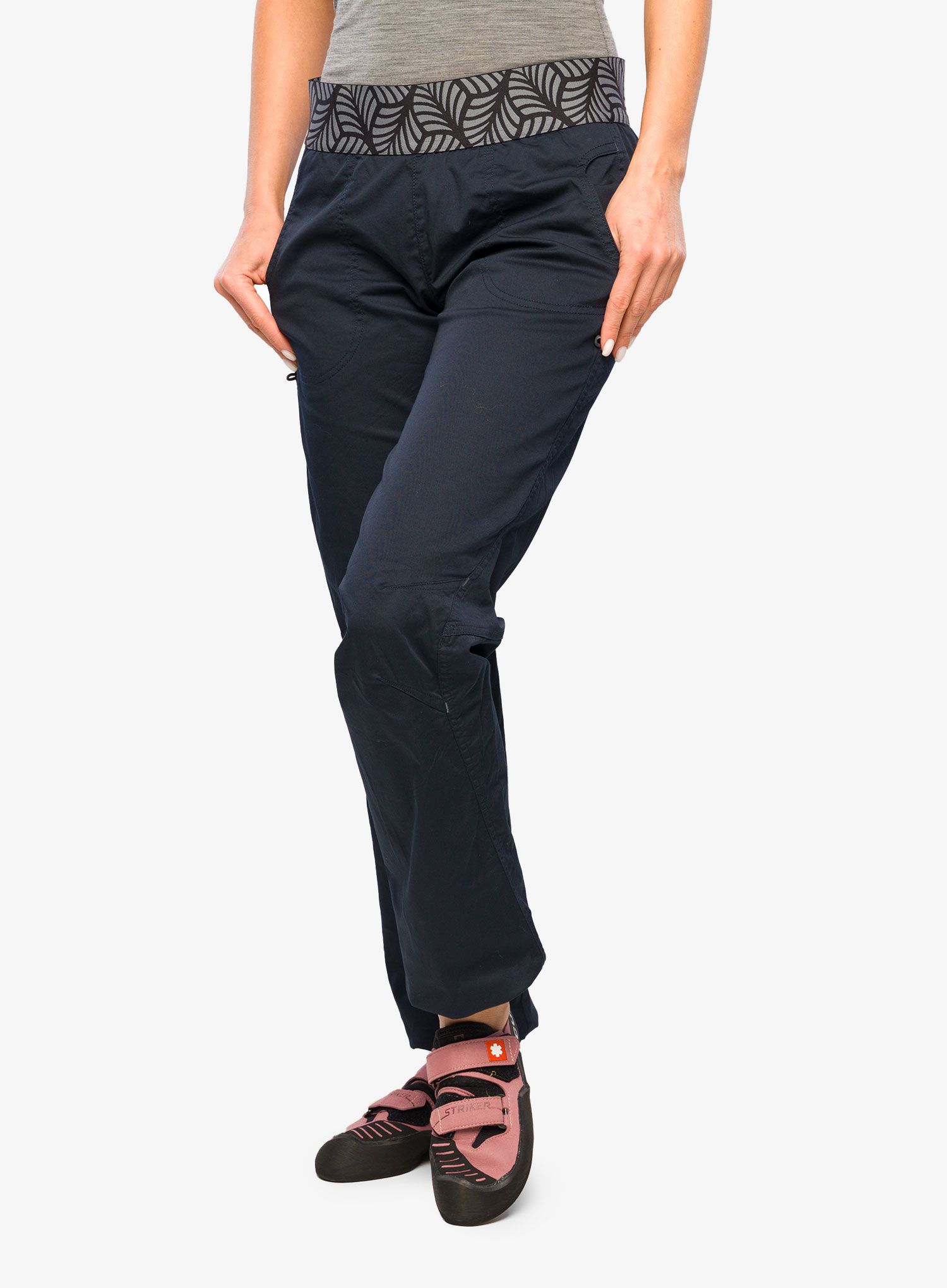 Lezecké kalhoty dámské Ocun Pantera Organic Pants - anthracite dark navy