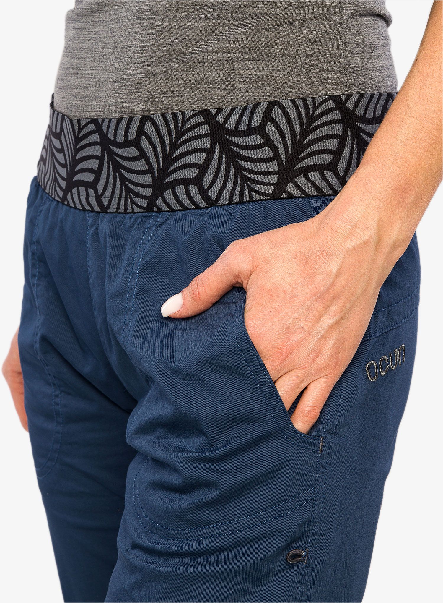 Lezecké kalhoty dámské Ocun Pantera Organic Pants - blue sargasso sea