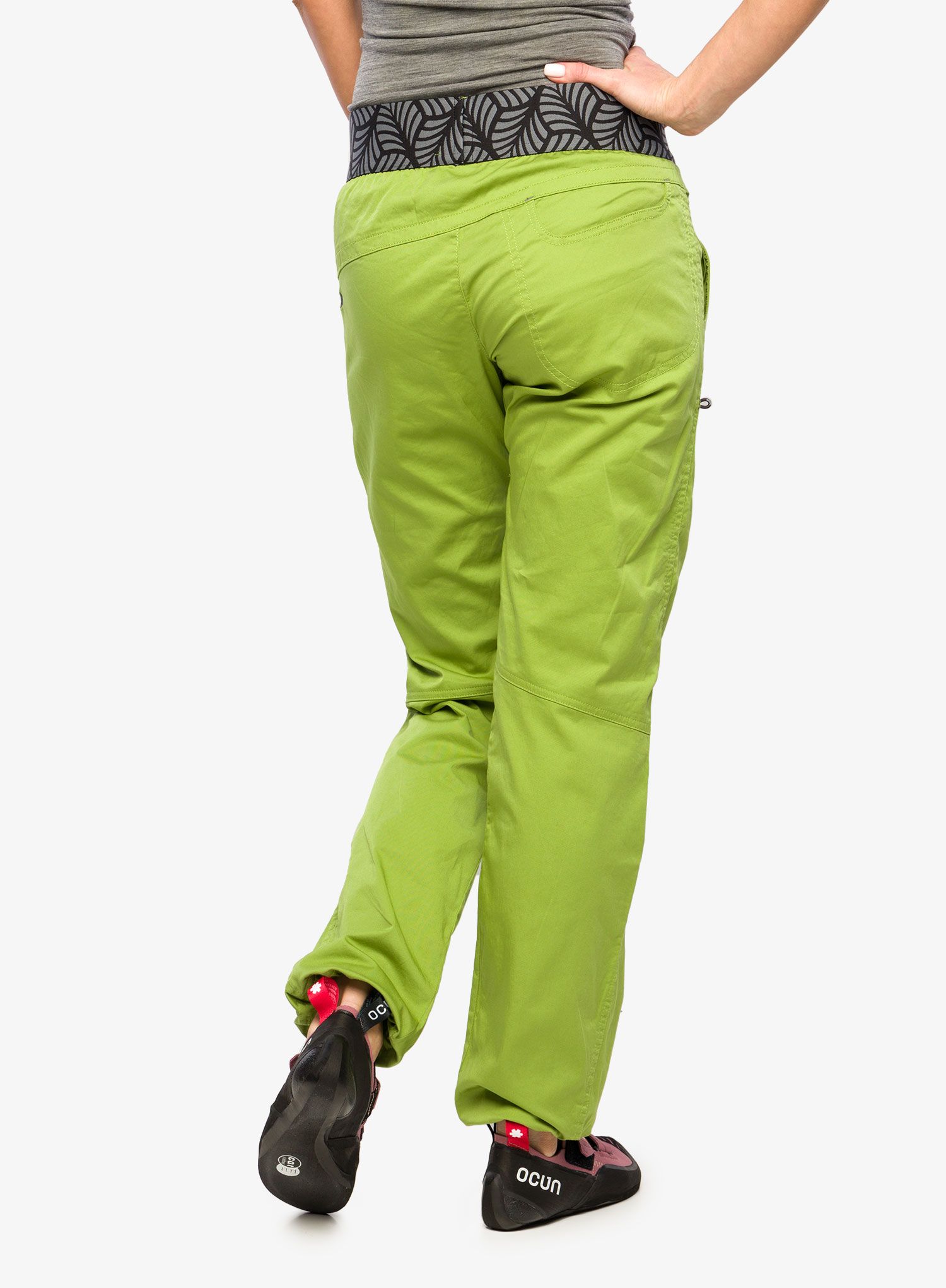 Lezecké kalhoty dámské Ocun Pantera Organic Pants - green peridot