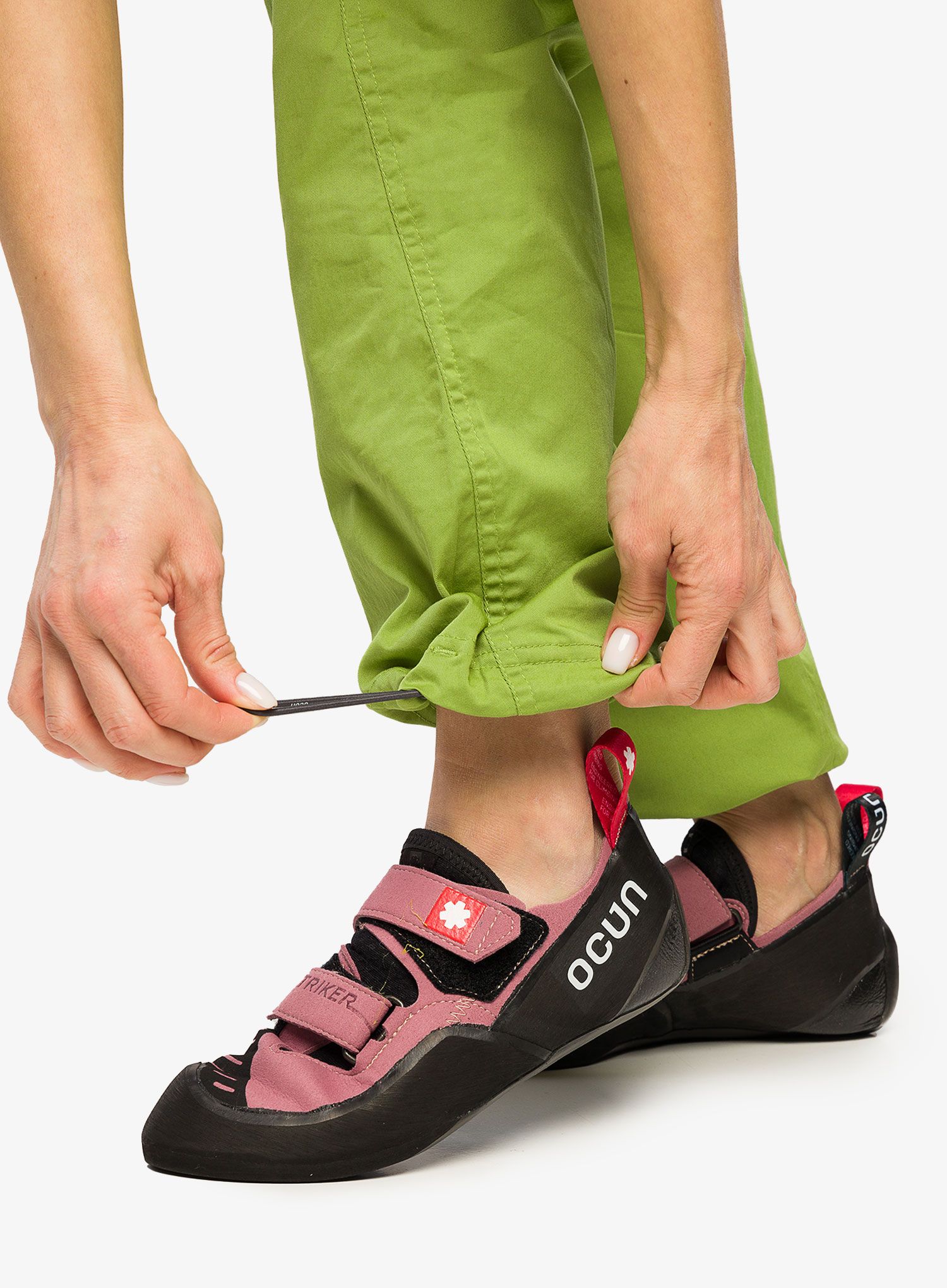 Lezecké kalhoty dámské Ocun Pantera Organic Pants - green peridot