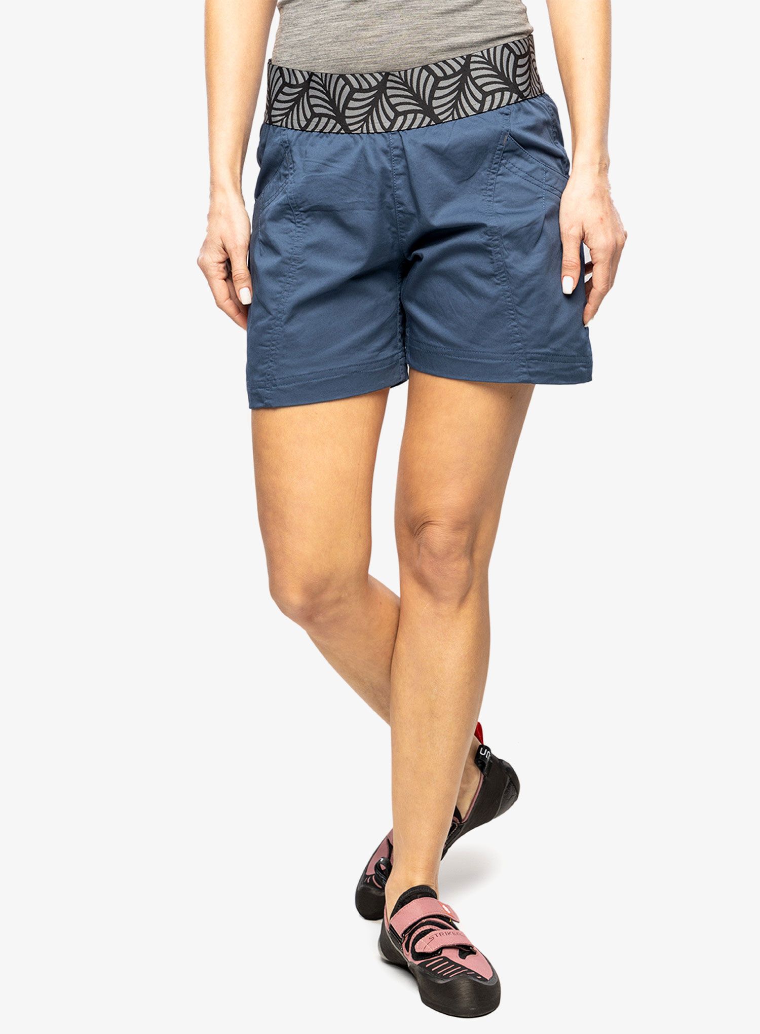 Dámské lezecké kraťasy Ocun Pantera Organic Shorts - blue sargasso sea