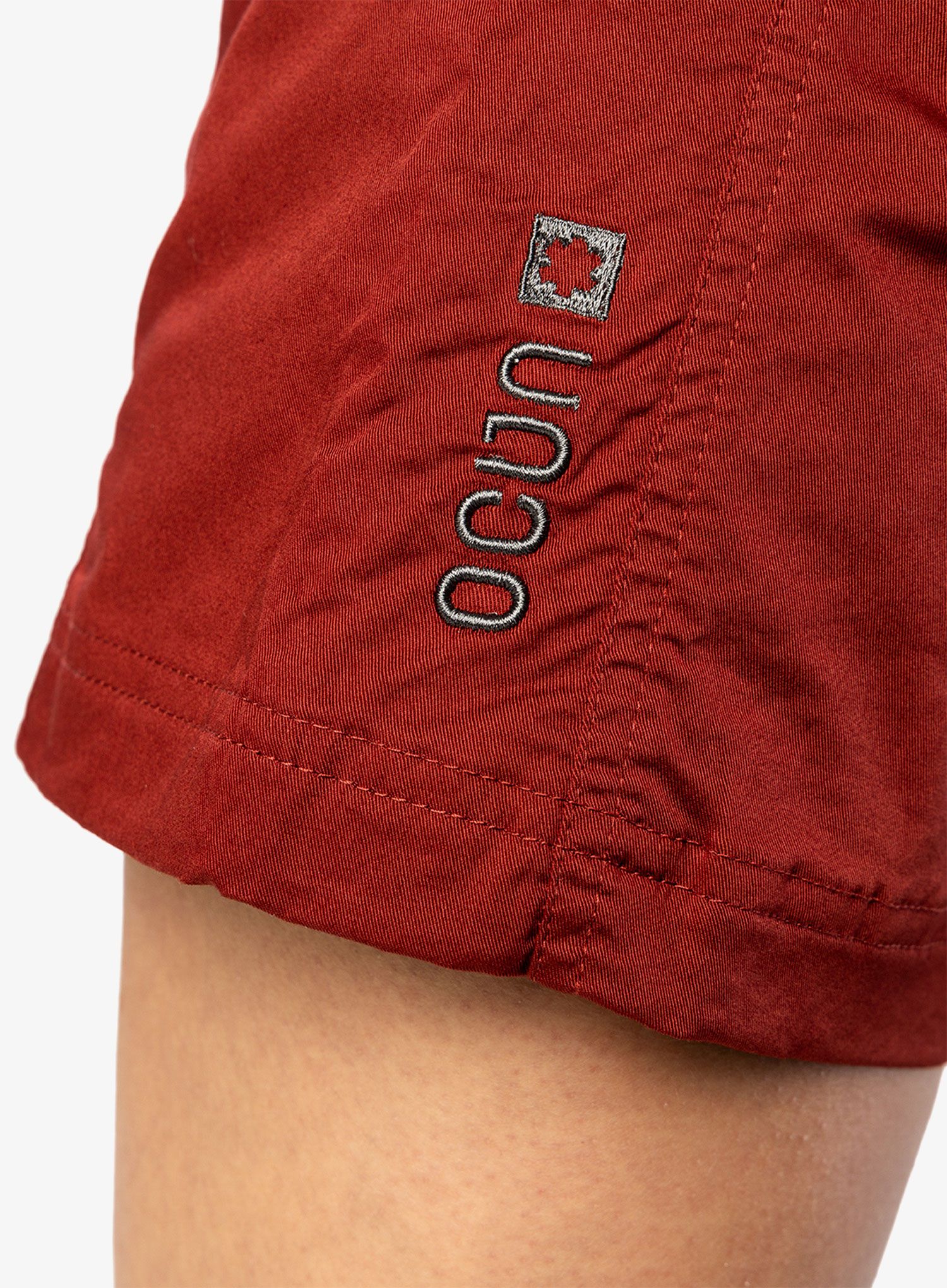 Dámské lezecké kraťasy Ocun Pantera Organic Shorts - wine syrah