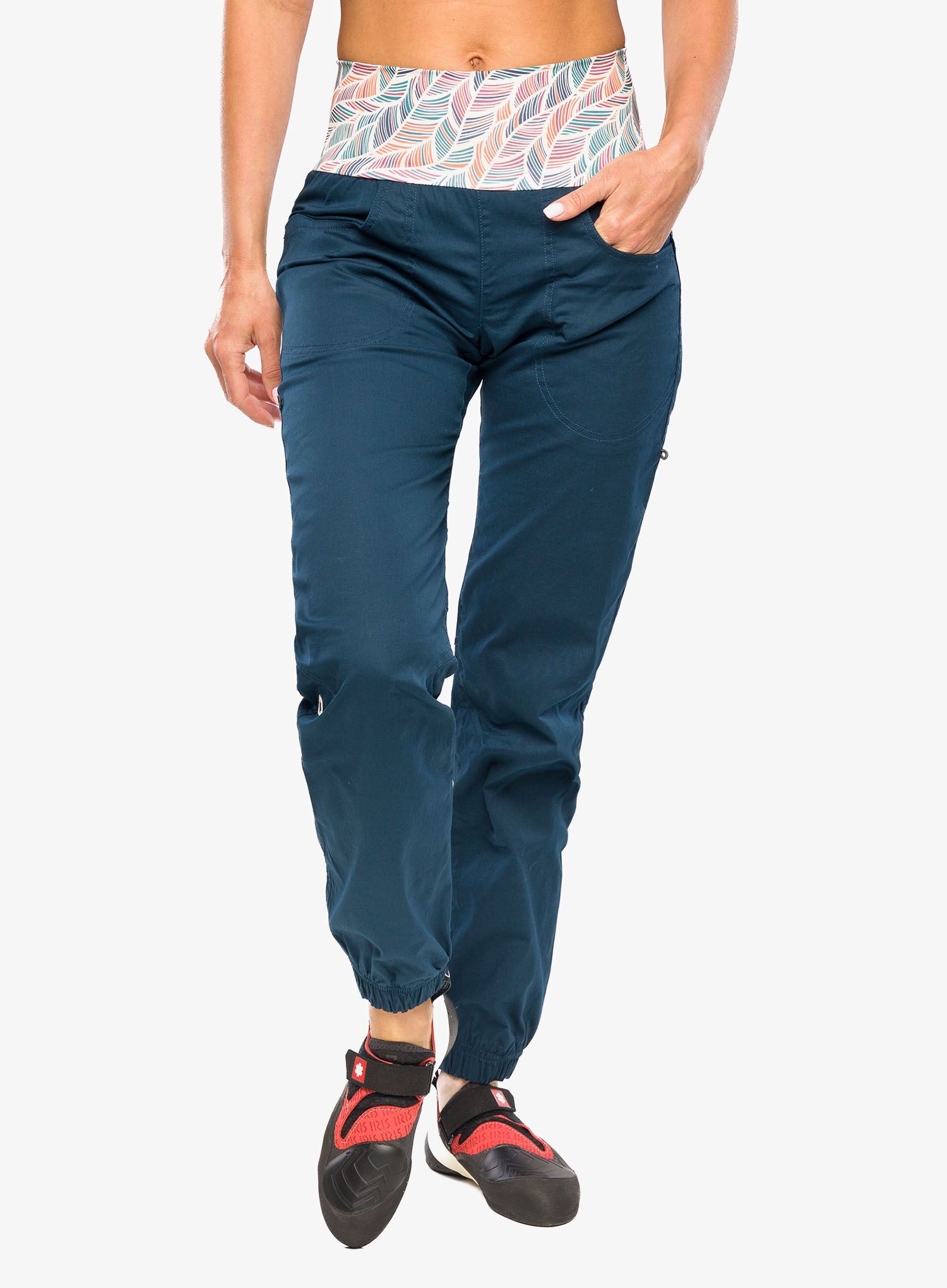 Lezecké kalhoty dámské Ocun Sansa Pants - blue moonlit ocean