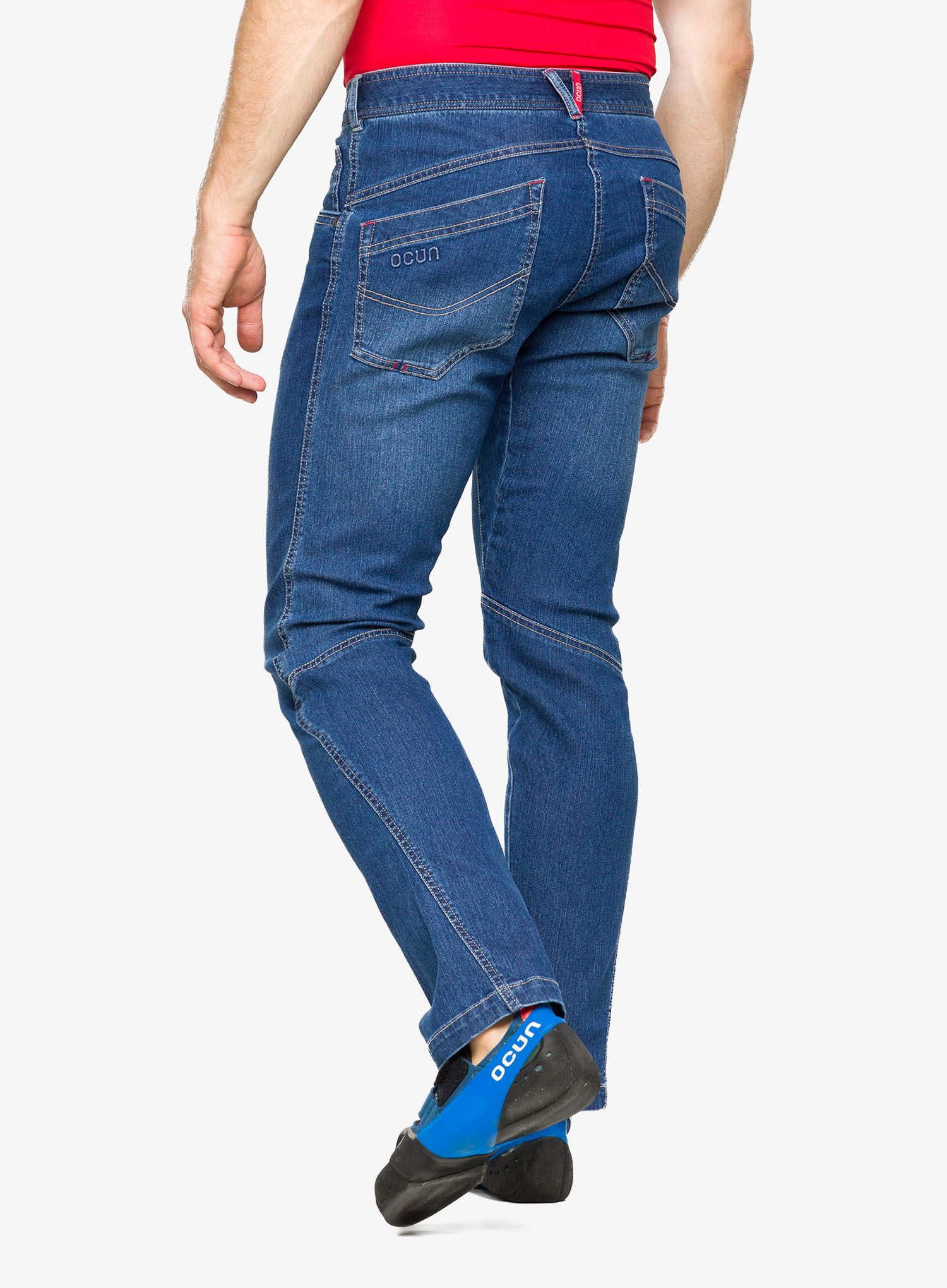 Lezecké kalhoty Ocun Typhoon Jeans - dark blue