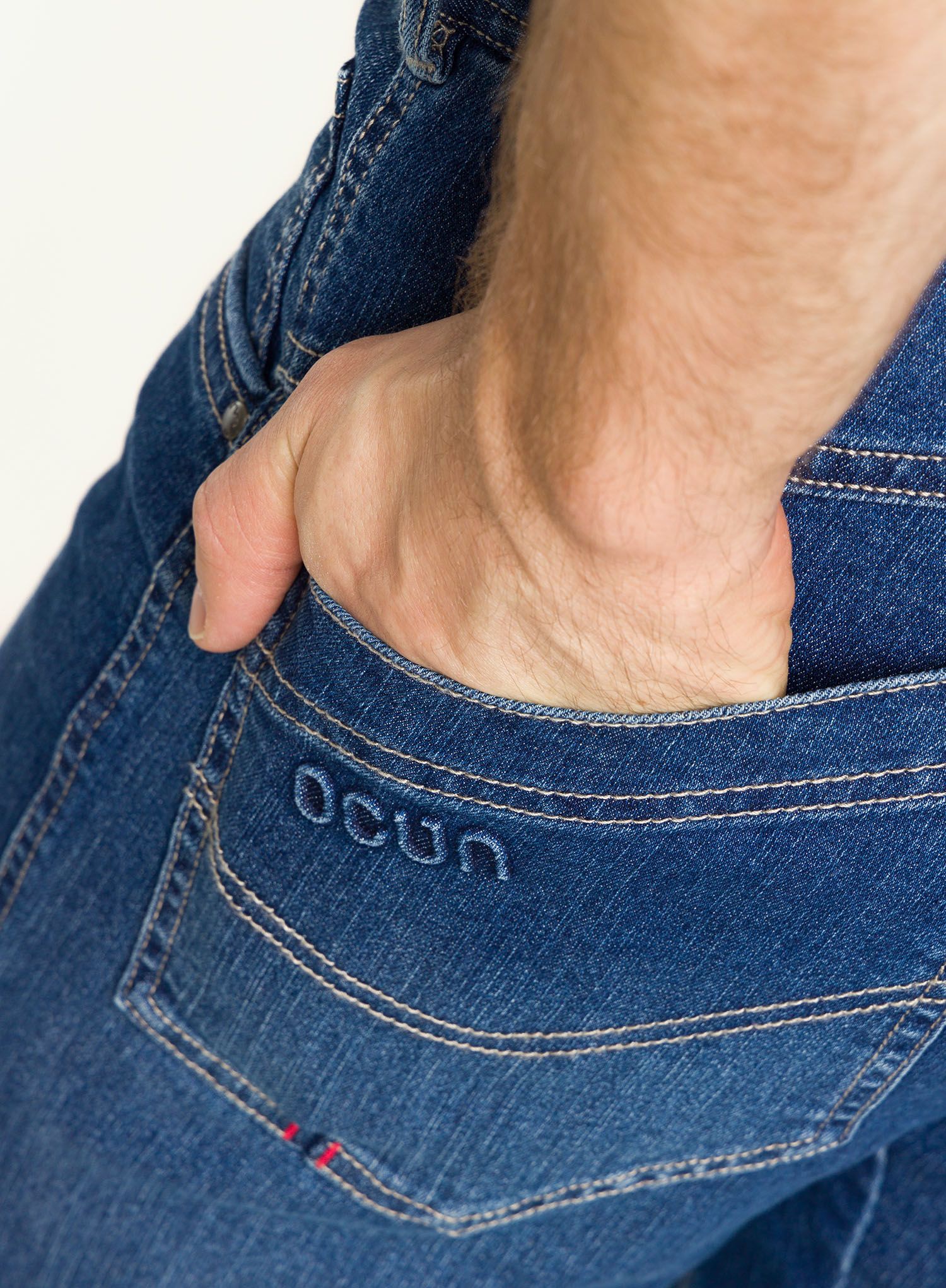 Lezecké kalhoty Ocun Typhoon Jeans - dark blue
