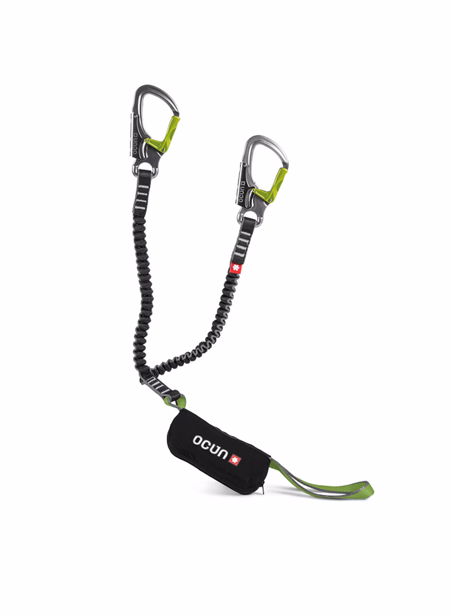 Sada na via ferraty Ocun Via Ferrata Twist + Chest Set - green