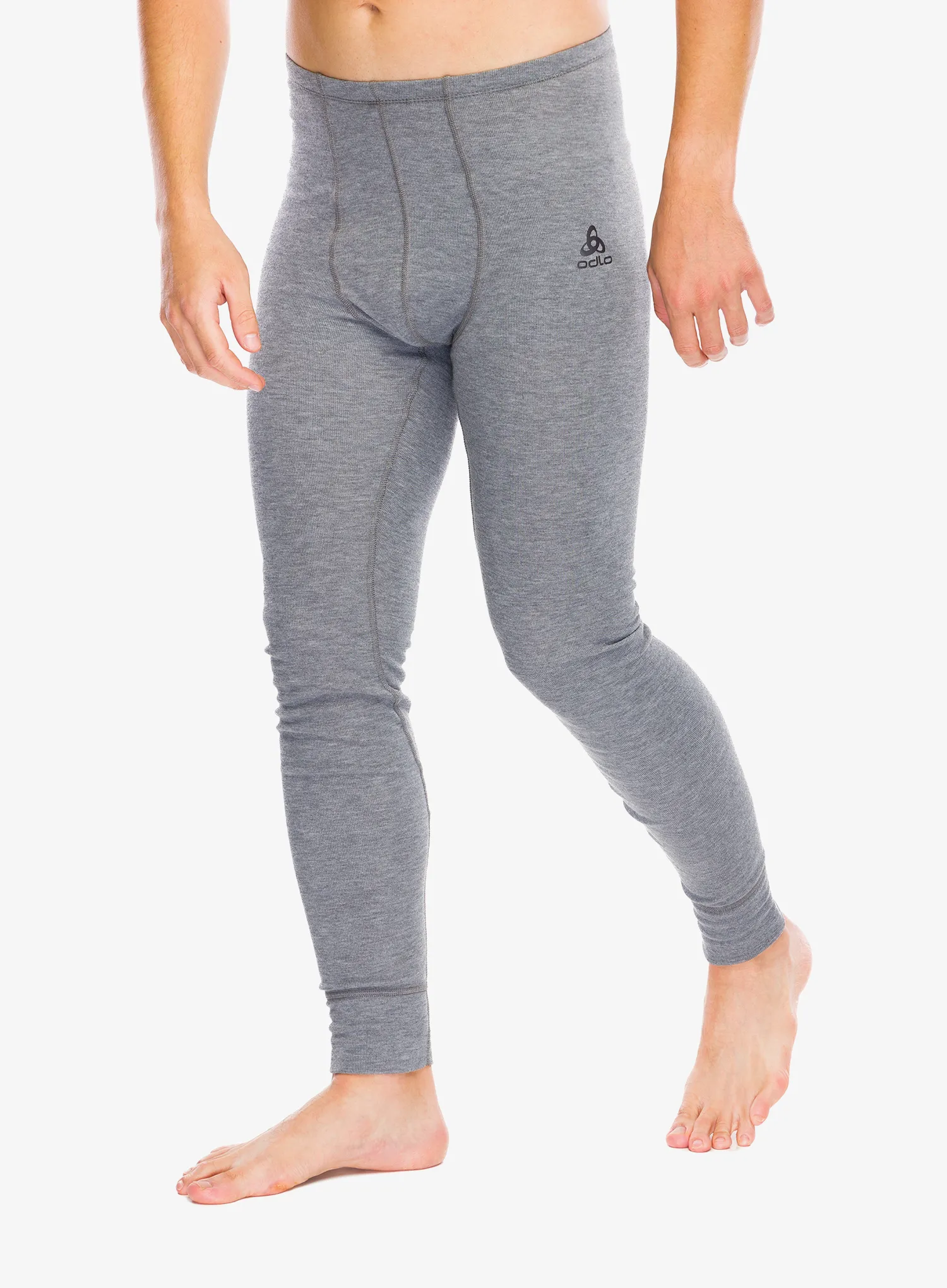 Termolegíny Odlo Active Warm Eco BL Bottom Long - odlo steel grey melange
