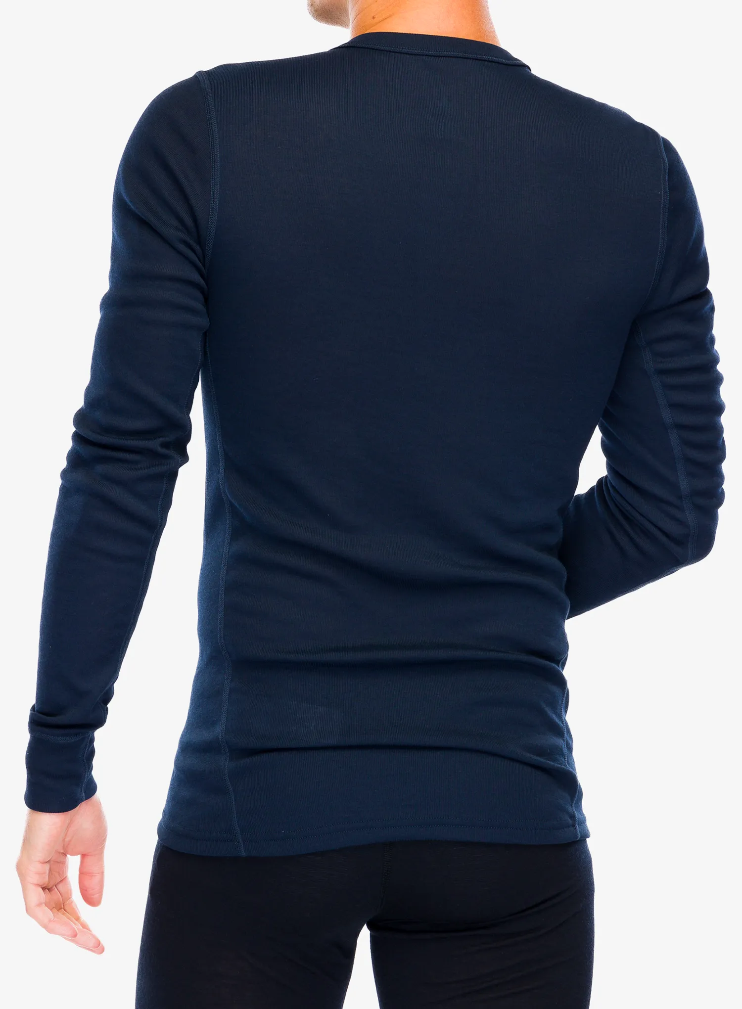 Funkční mikina Odlo Active Warm Eco BL Top Crew Neck LS - dark sapphire