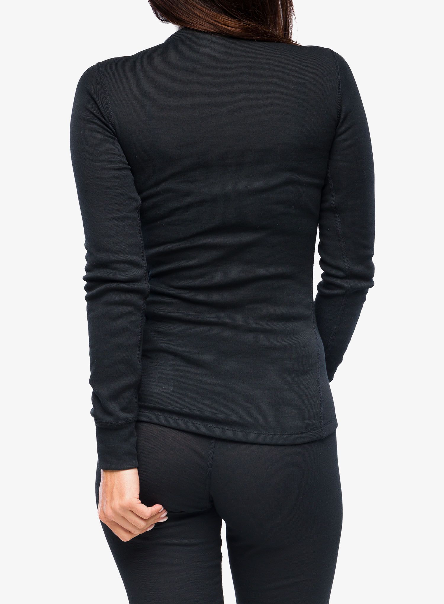 Dámská funkční mikina Odlo Active Warm Eco BL Top Crew Neck LS - black