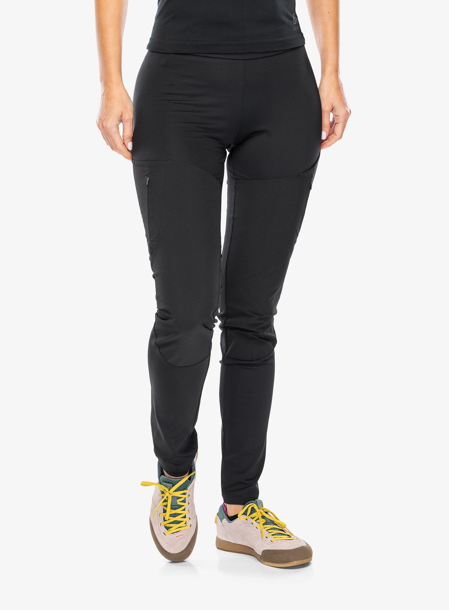 Dámské legíny Odlo Ascent Tights  - black