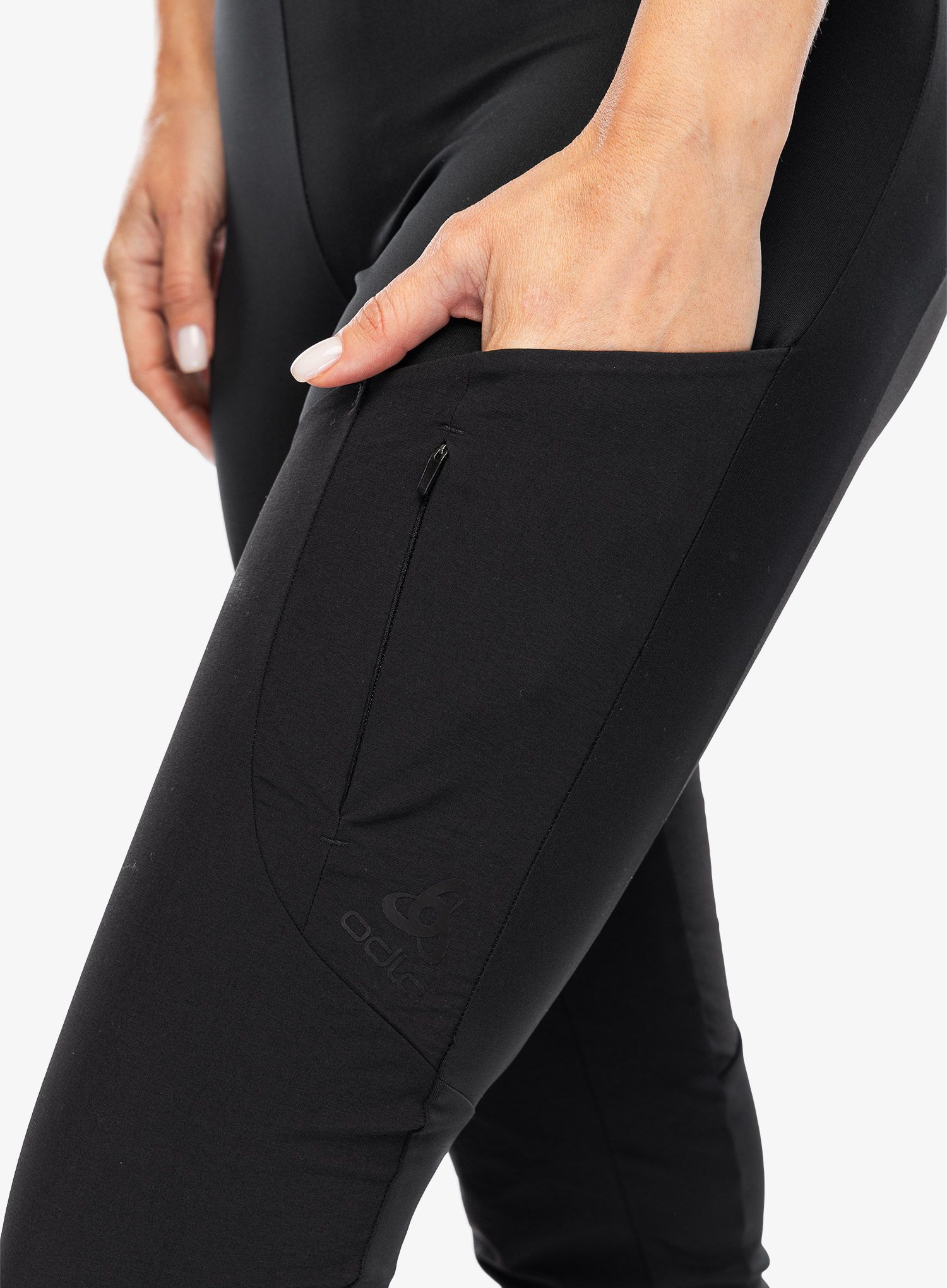 Dámské legíny Odlo Ascent Tights  - black