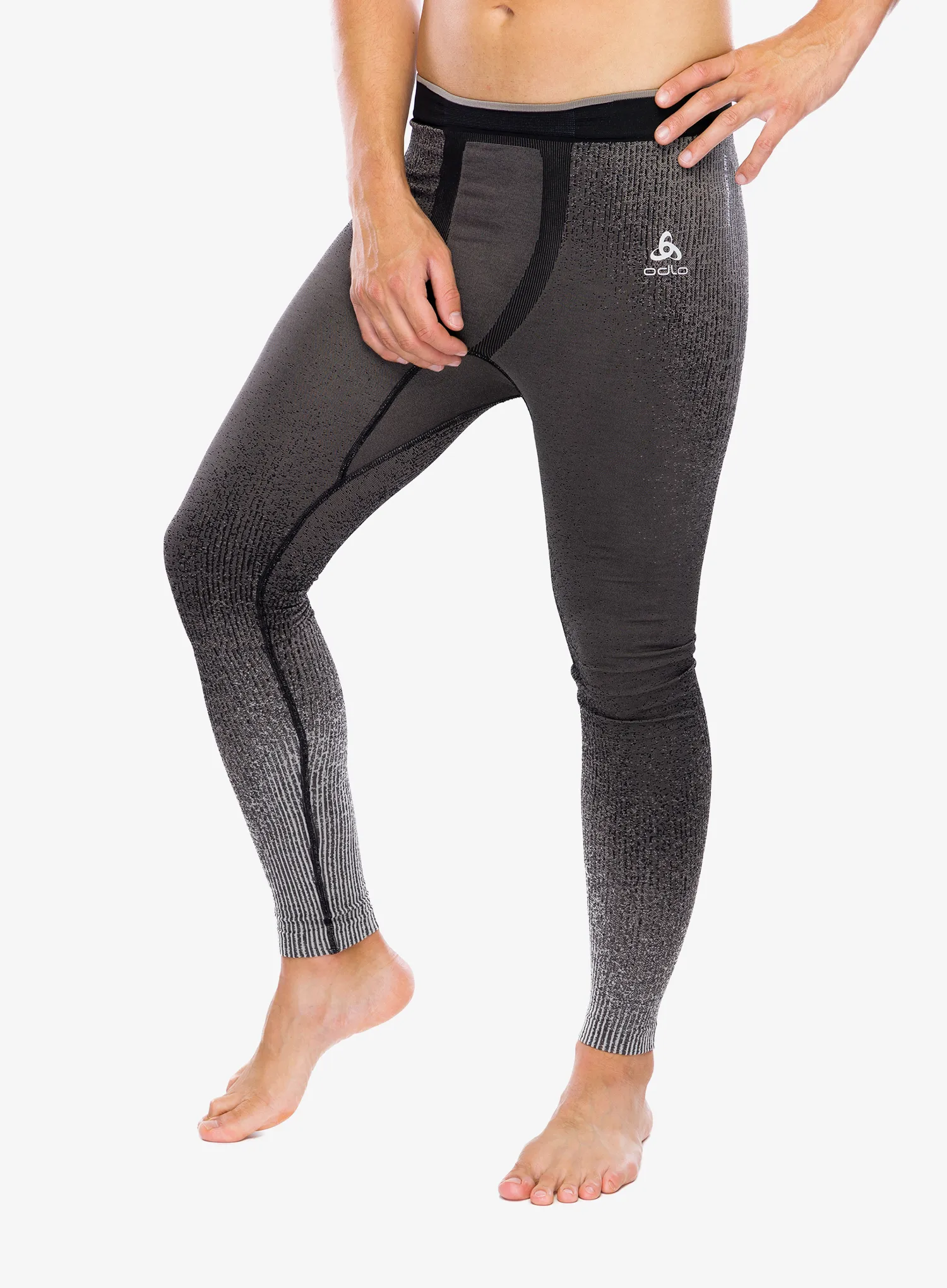 Termolegíny Odlo Blackcomb Eco BL Bottom Long - black