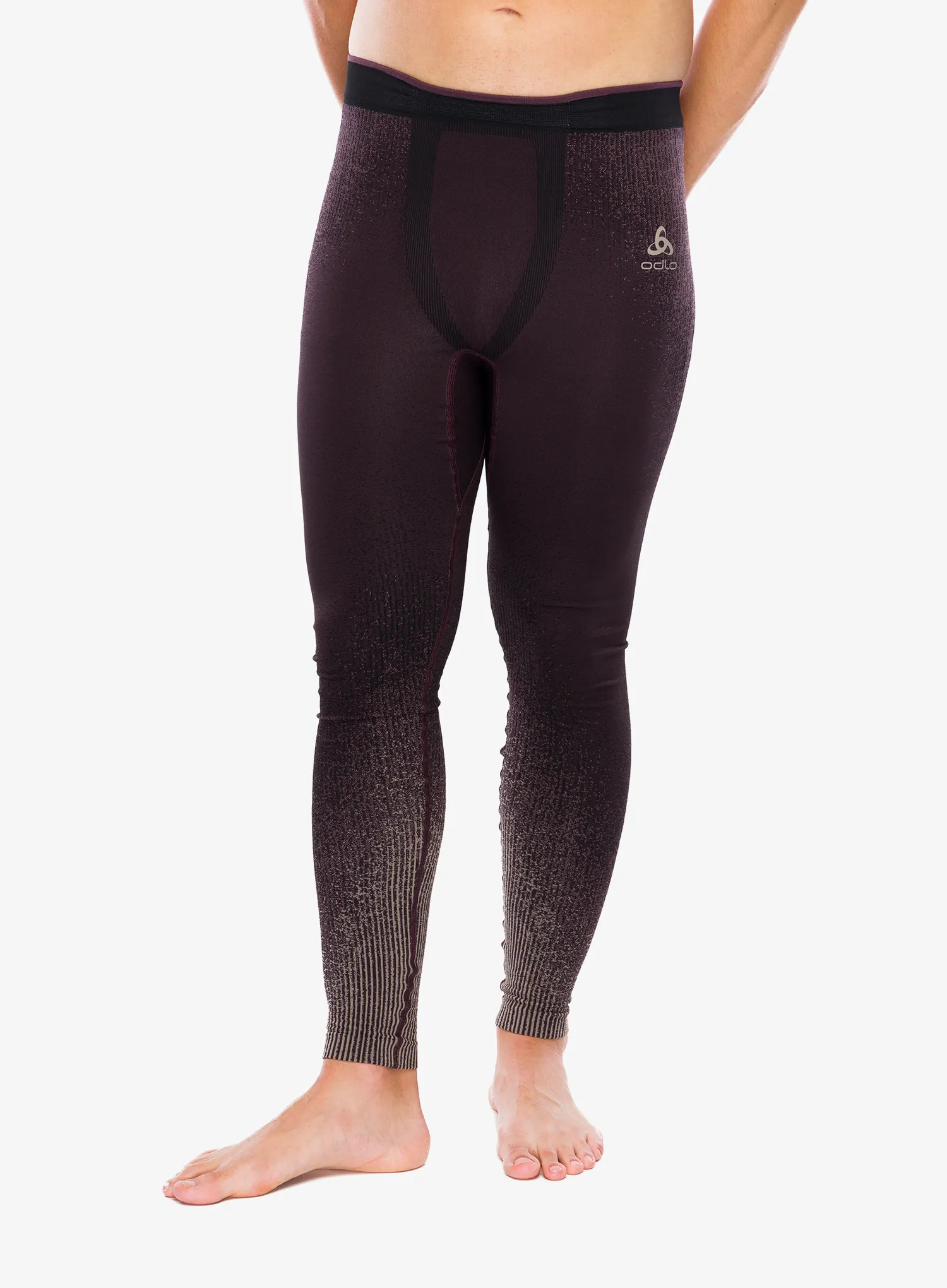 Termolegíny Odlo Blackcomb Eco BL Bottom Long - fudge