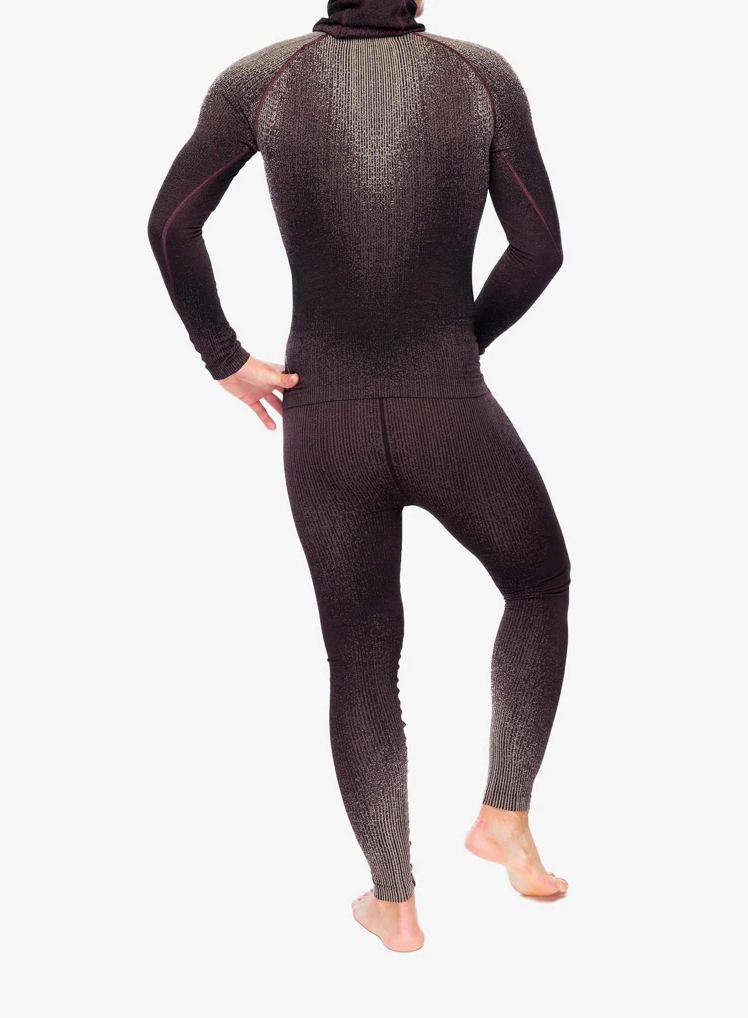 Termolegíny Odlo Blackcomb Eco BL Bottom Long - fudge