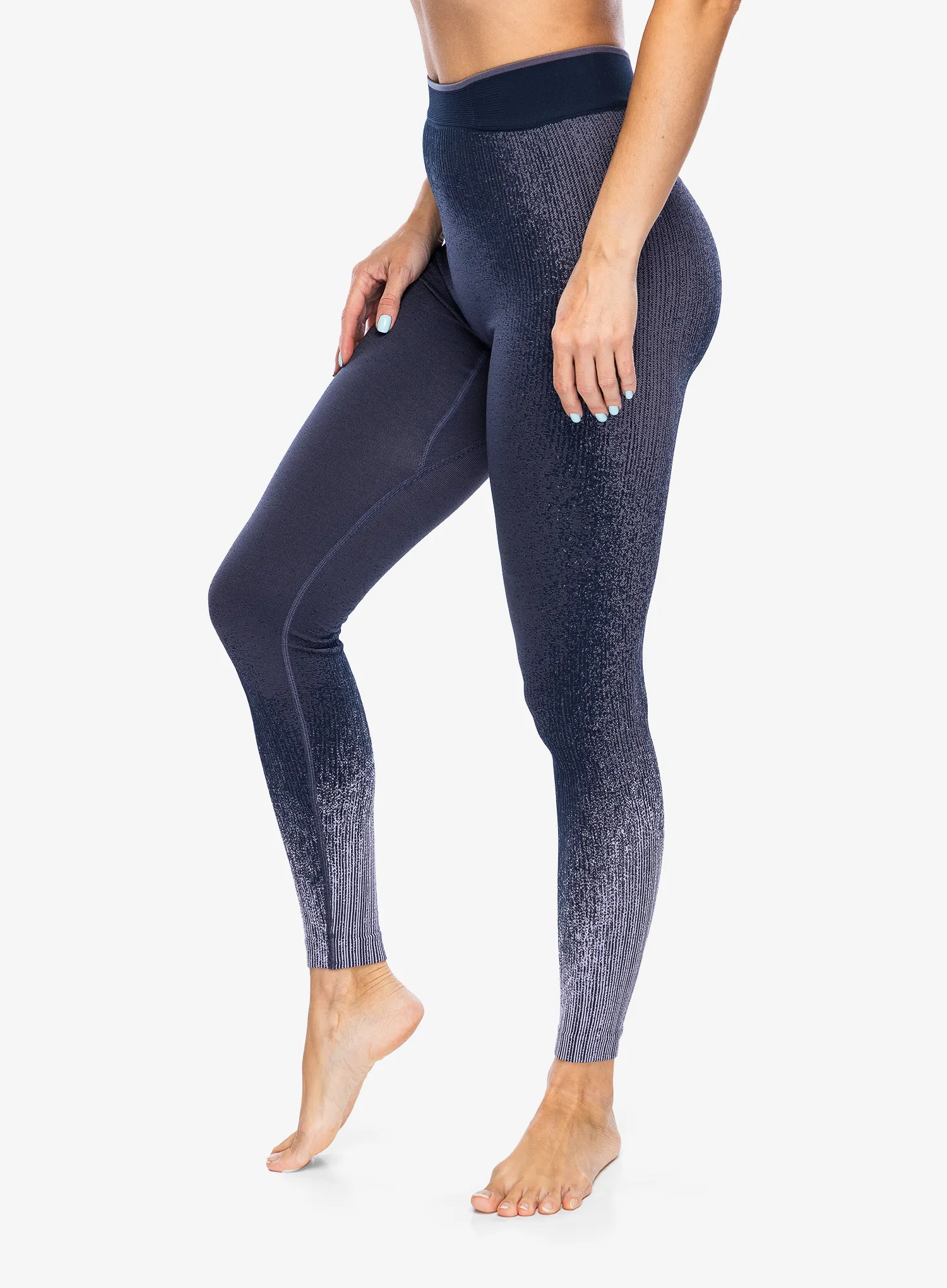 Termo legíny dámské Odlo Blackcomb Eco BL Bottom Long - gray ridge