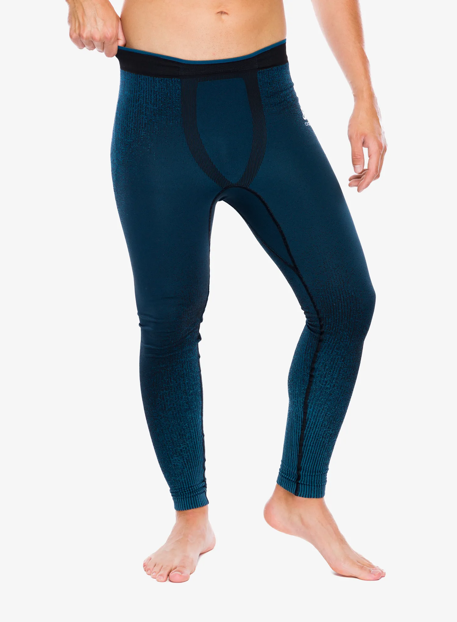 Termolegíny Odlo Blackcomb Eco BL Bottom Long - provincial blue