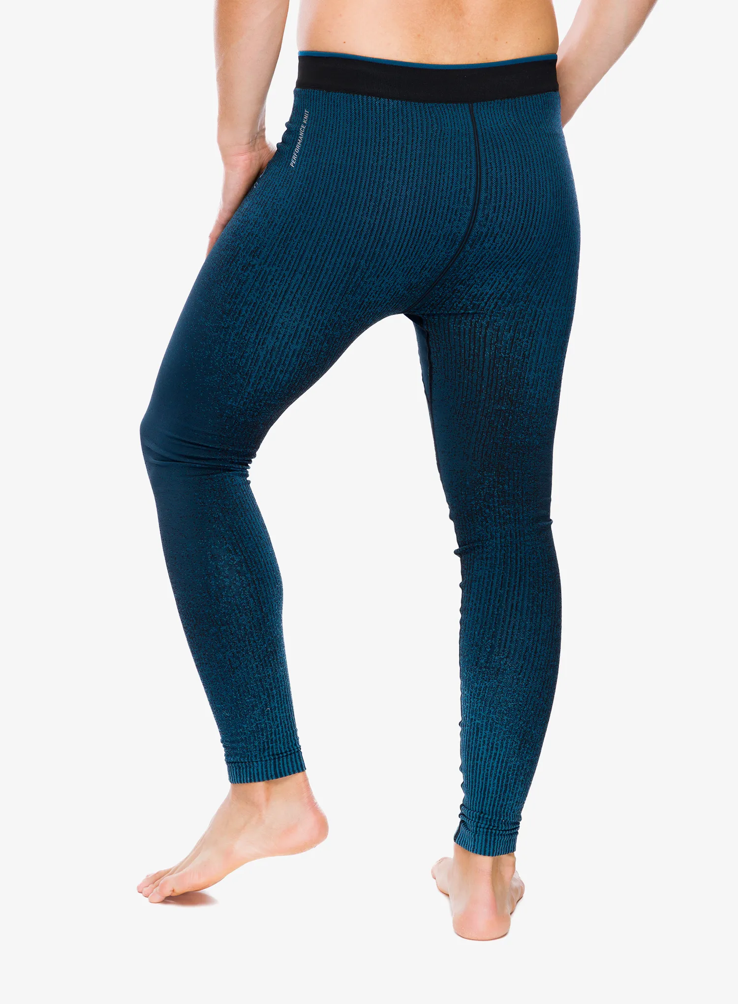 Termolegíny Odlo Blackcomb Eco BL Bottom Long - provincial blue
