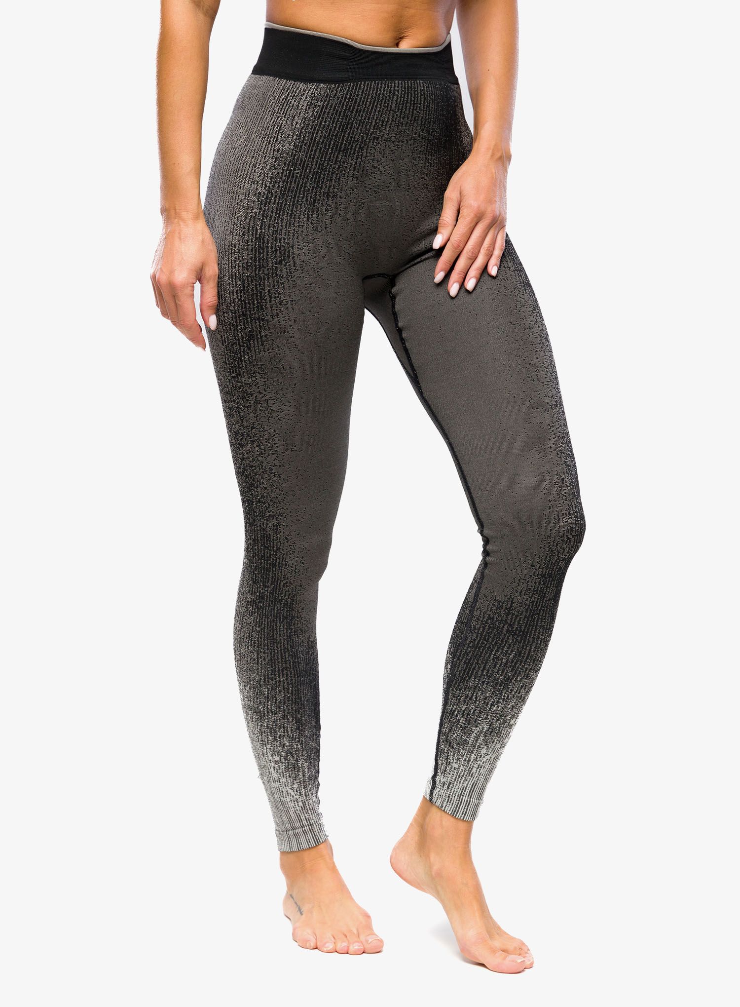 Termolegíny dámské Odlo Blackcomb Eco BL Bottom Long - black