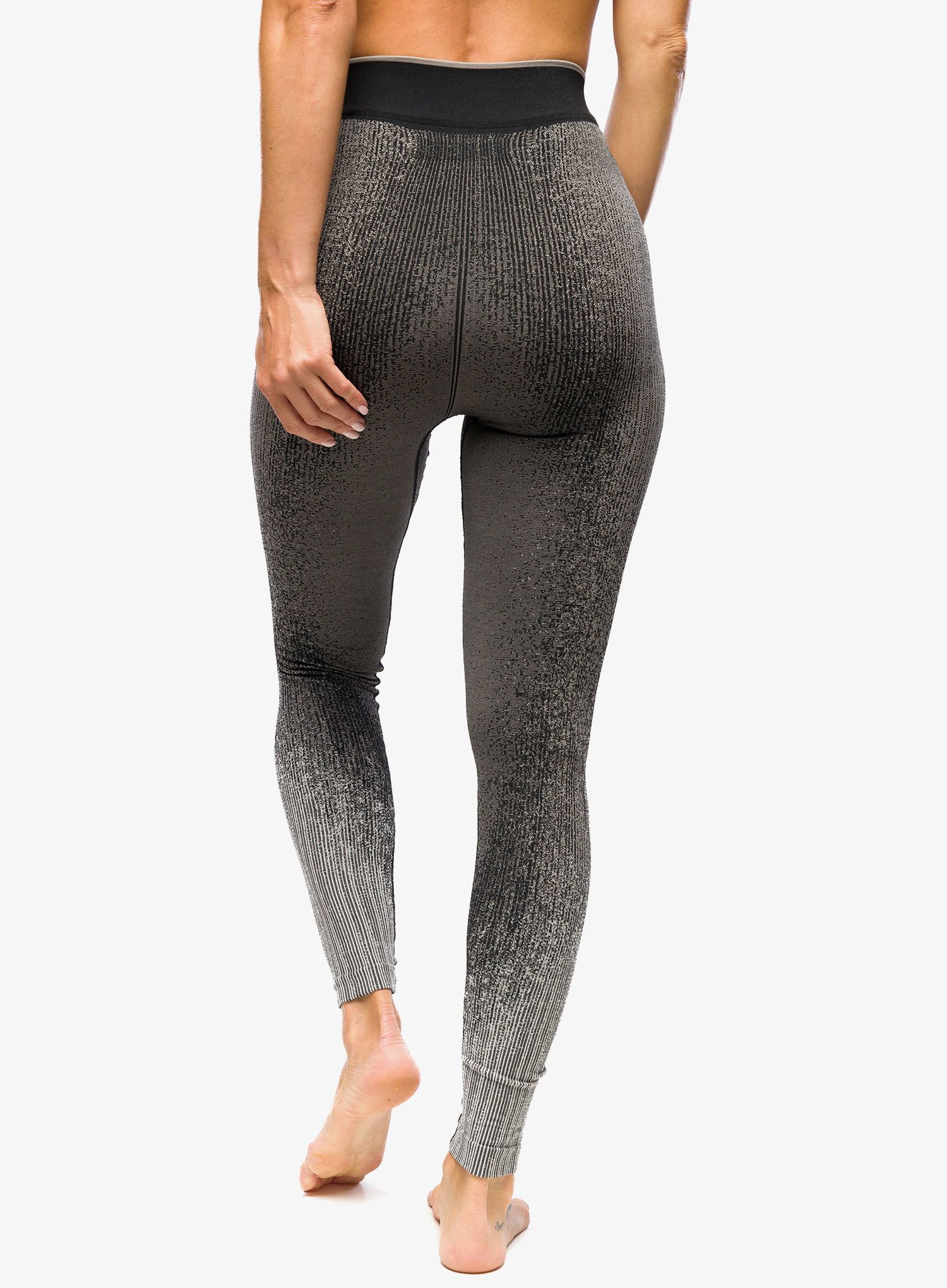 Termolegíny dámské Odlo Blackcomb Eco BL Bottom Long - black