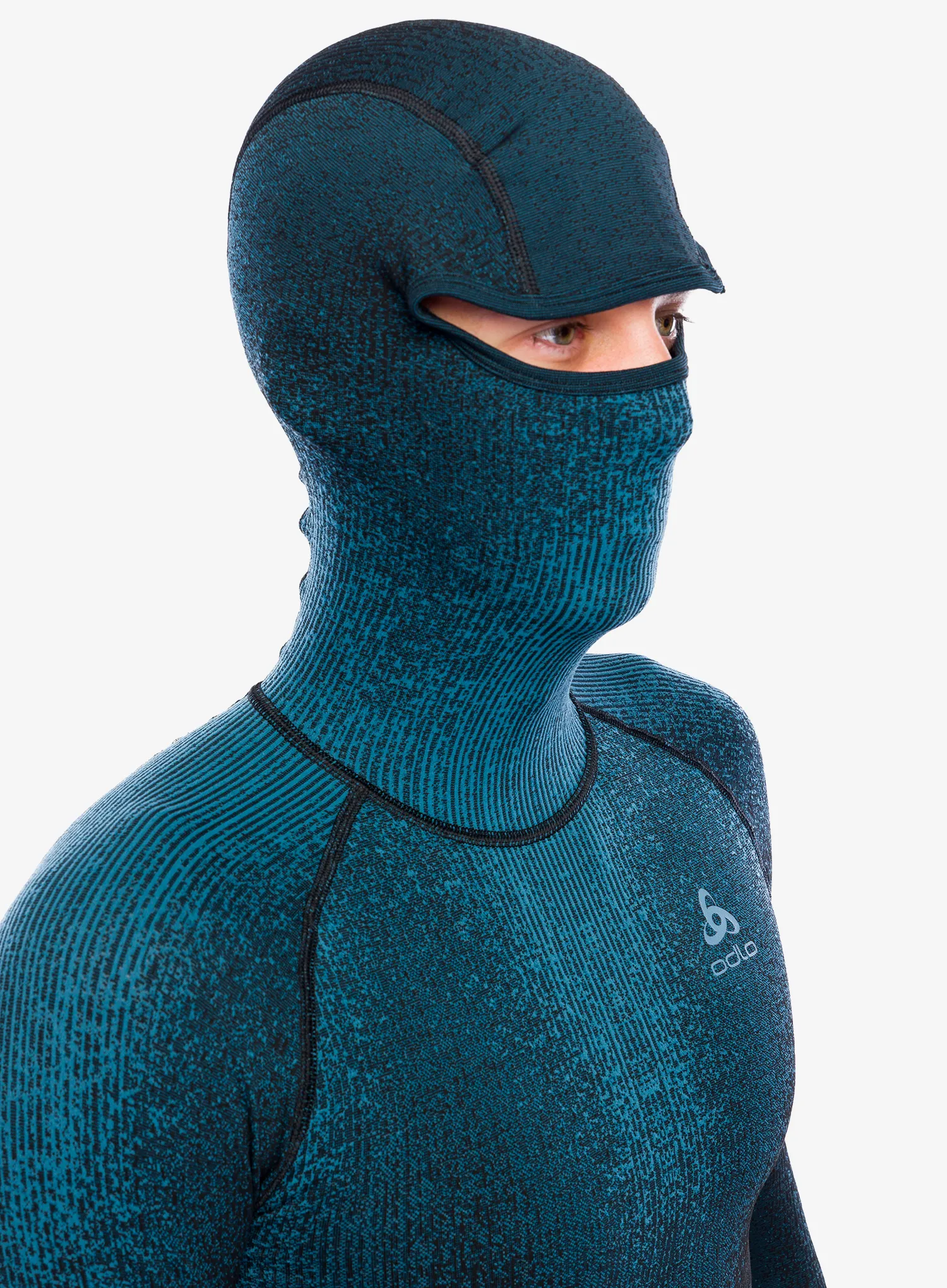Funkční mikina Odlo Blackcomb Eco BL Top Facemask LS - provincial blue