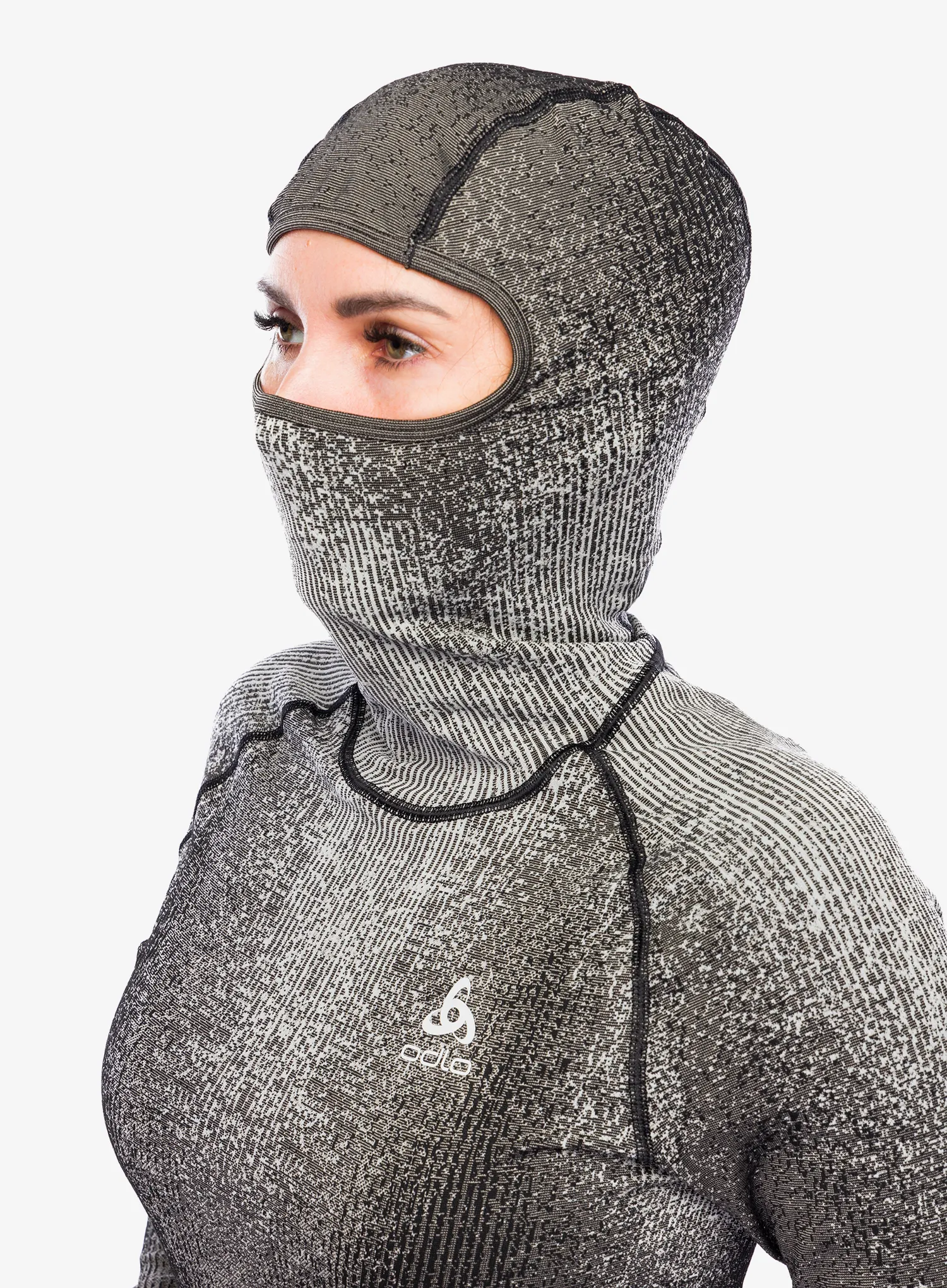 Dámská funkční mikina Odlo Blackcomb Eco BL Top Facemask LS - black