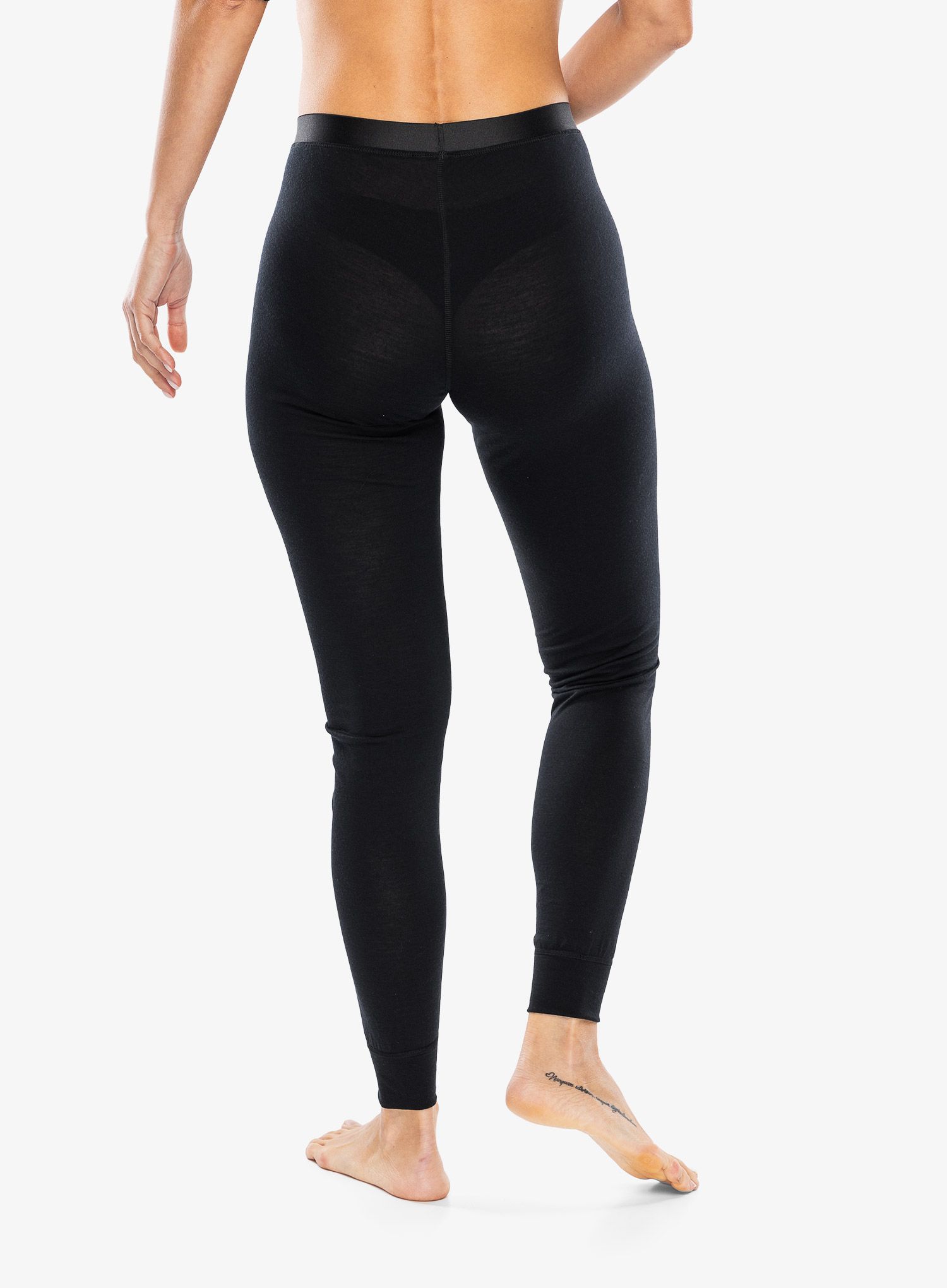 Termolegíny dámské Odlo Merino 160 BL Bottom Long - black