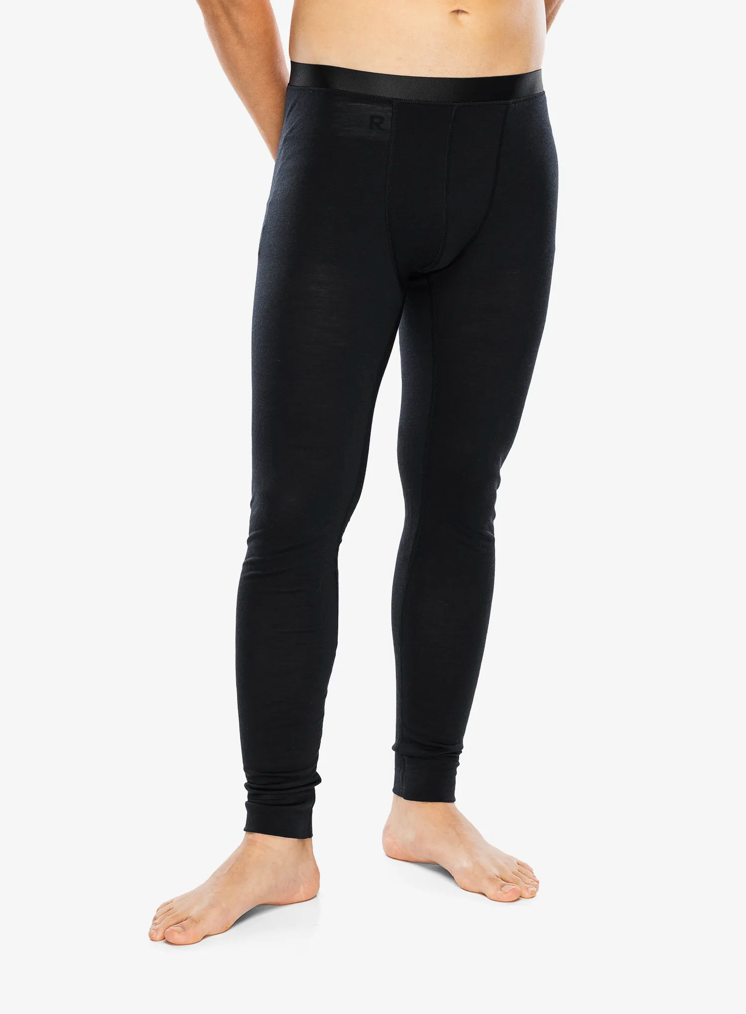 Termolegíny Odlo Merino 160 BL Bottom Long - black