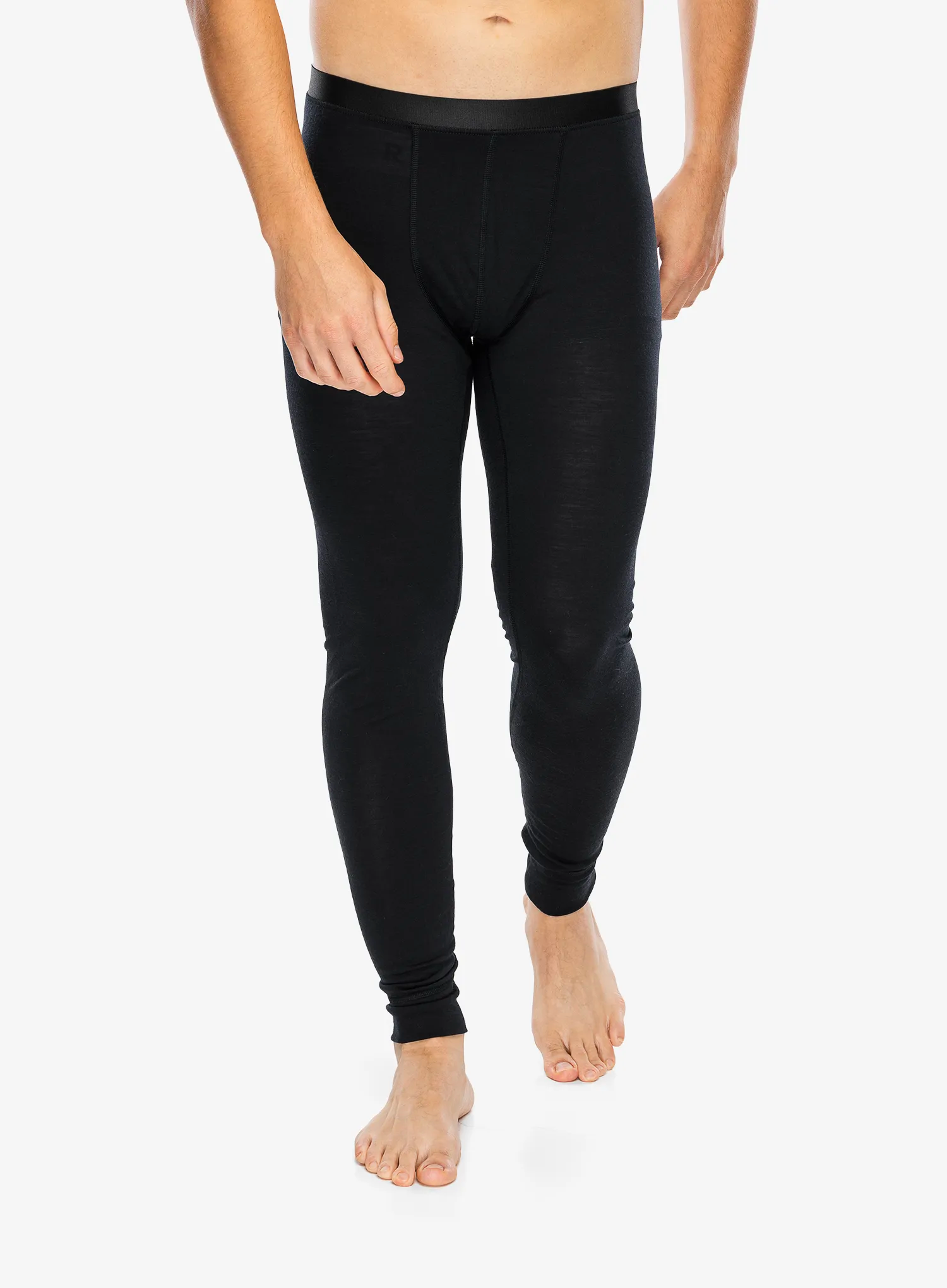 Termolegíny Odlo Merino 160 BL Bottom Long - black