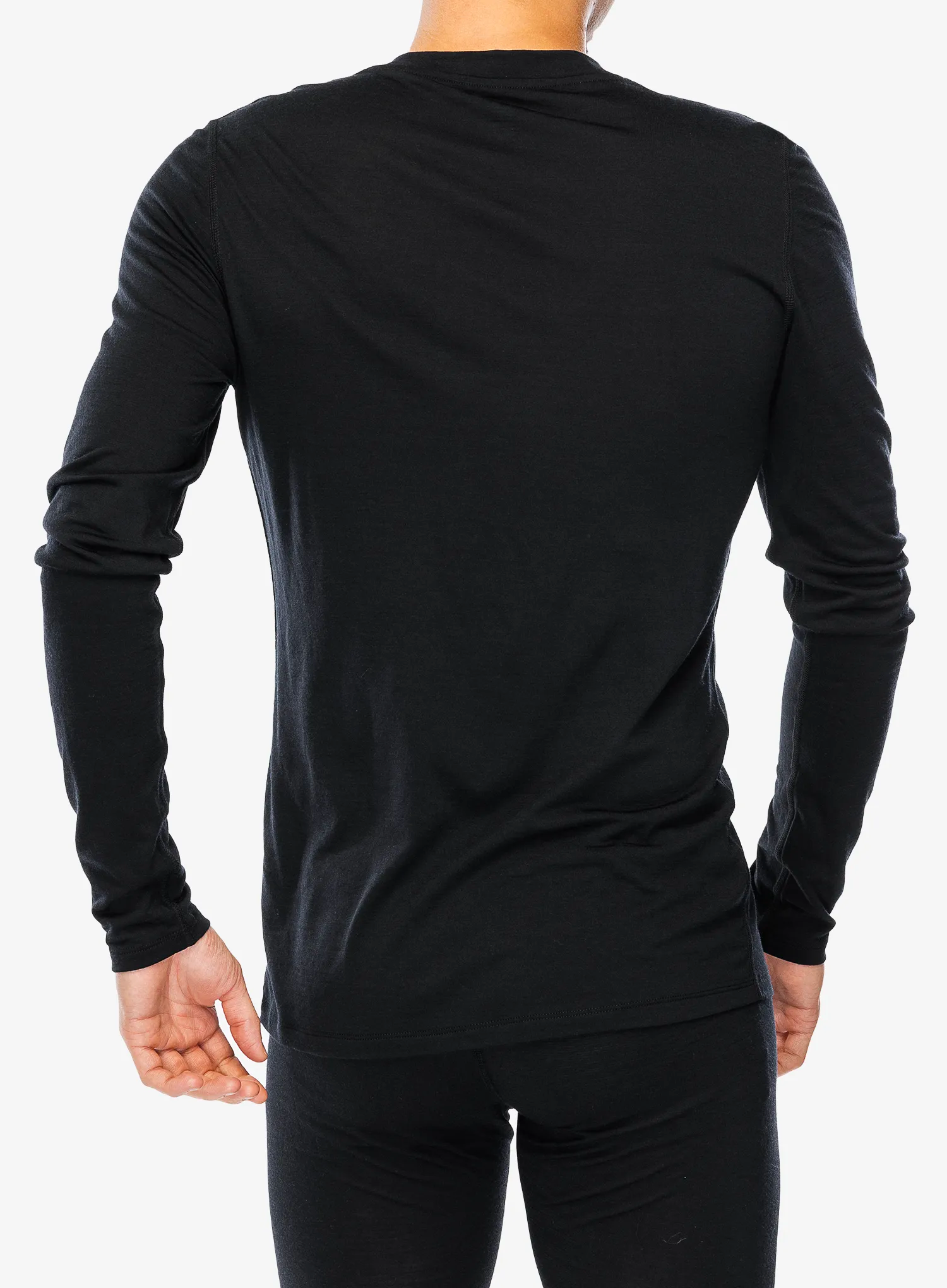 Funkční mikina Odlo Merino 160 BL Top Crew Neck LS - black
