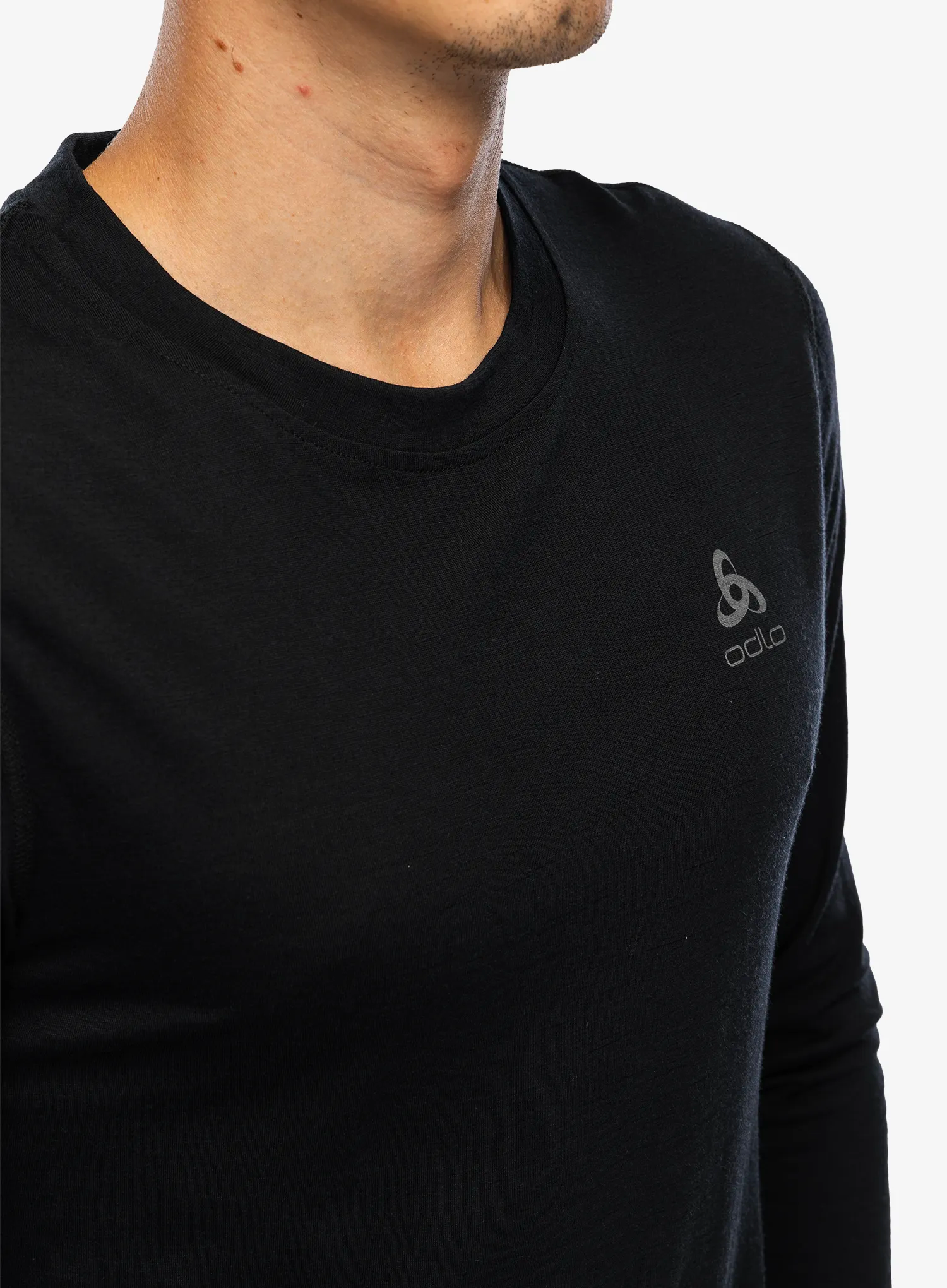 Funkční mikina Odlo Merino 160 BL Top Crew Neck LS - black