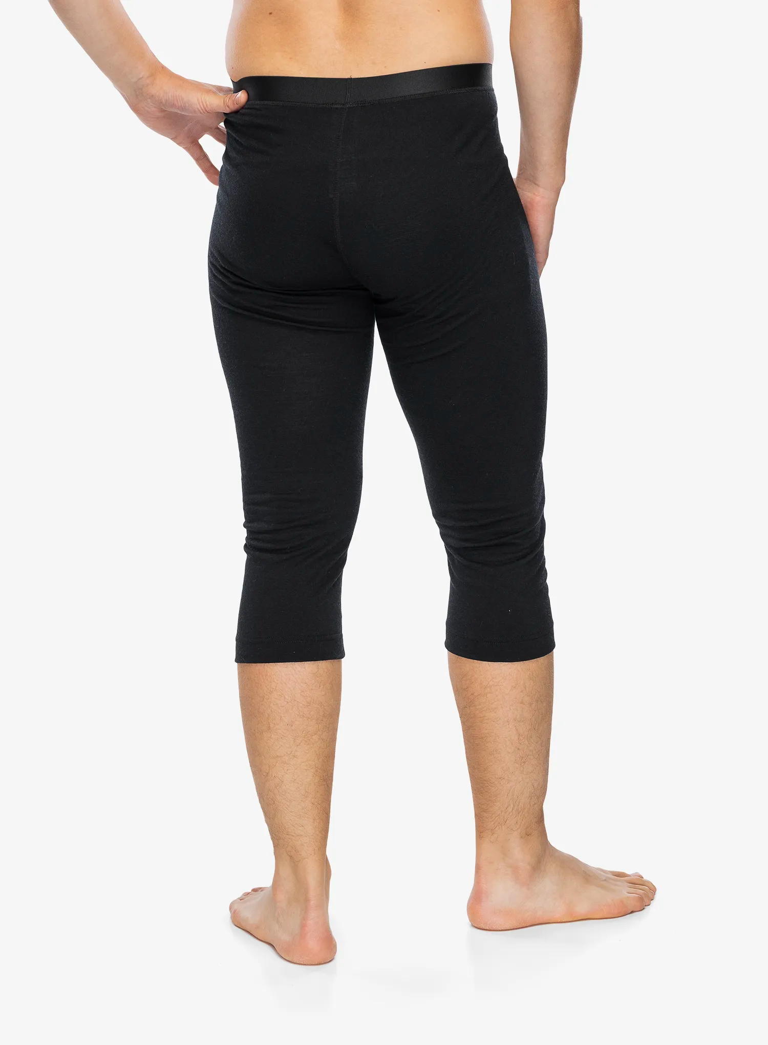 Termolegíny Odlo Merino 200 BL Bottom 3/4 - black