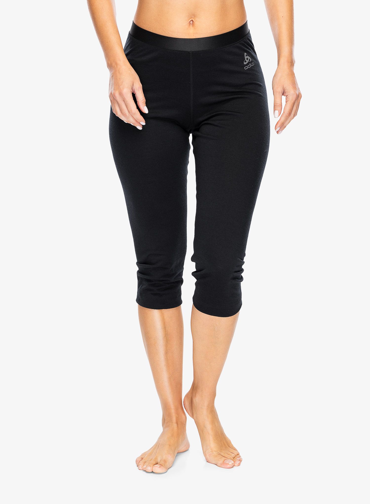 Termolegíny dámské Odlo Merino 200 BL Bottom 3/4 - black