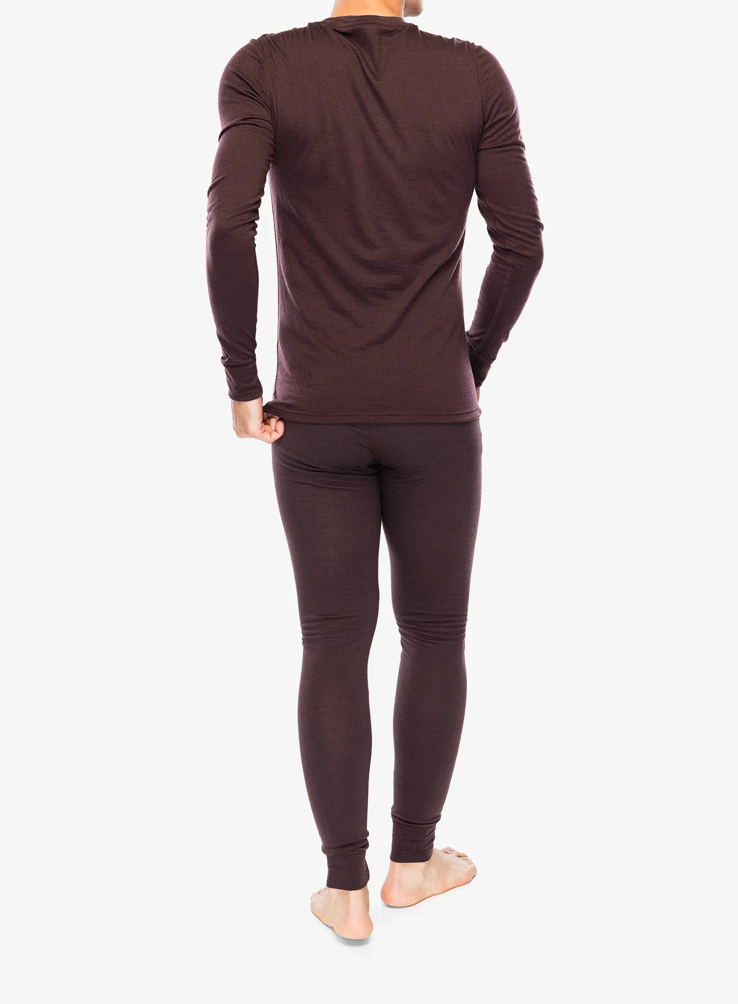 Termolegíny Odlo Merino 200 BL Bottom Long - fudge
