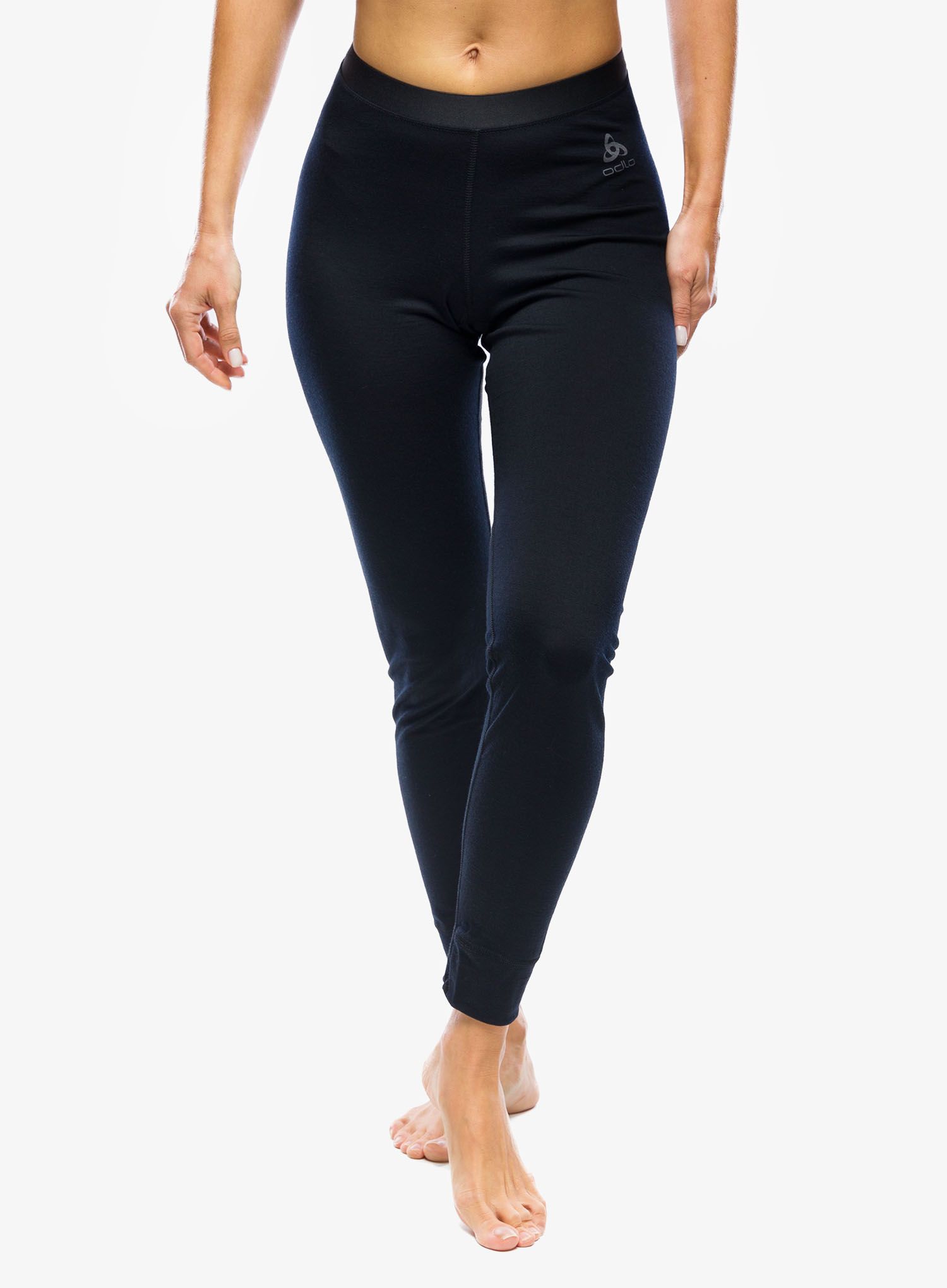Termolegíny dámské Odlo Merino 200 BL Bottom Long - black