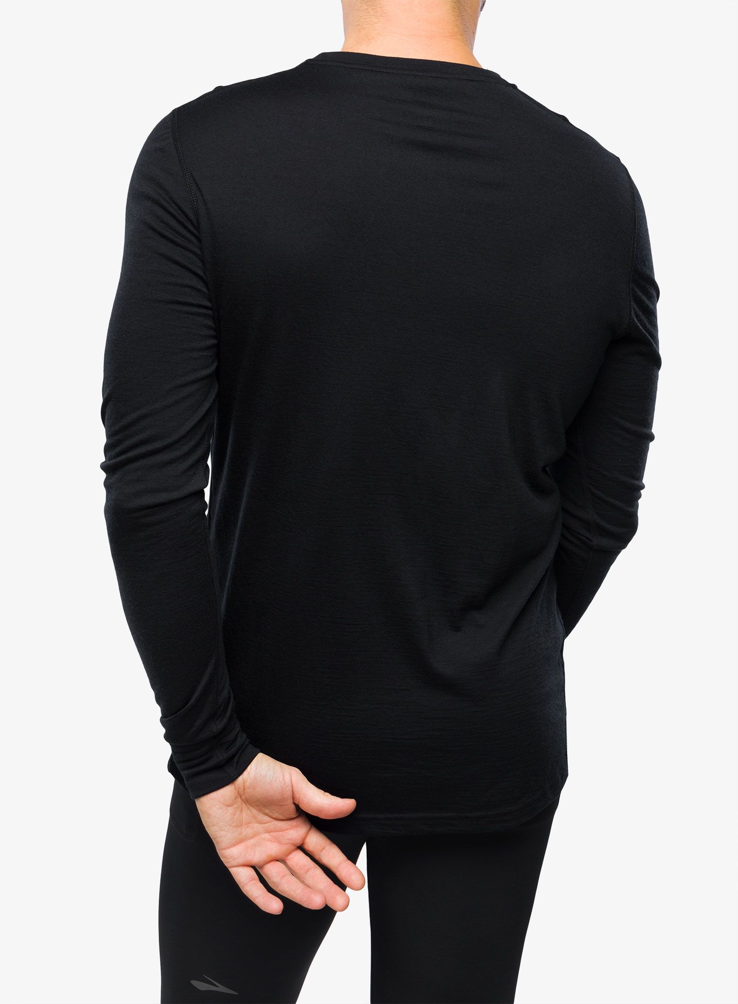 Funkční mikina Odlo Merino 200 BL Top Crew Neck LS - black