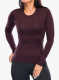 Dámská funkční mikina Odlo Merino 200 BL Top Crew Neck LS - fudge
