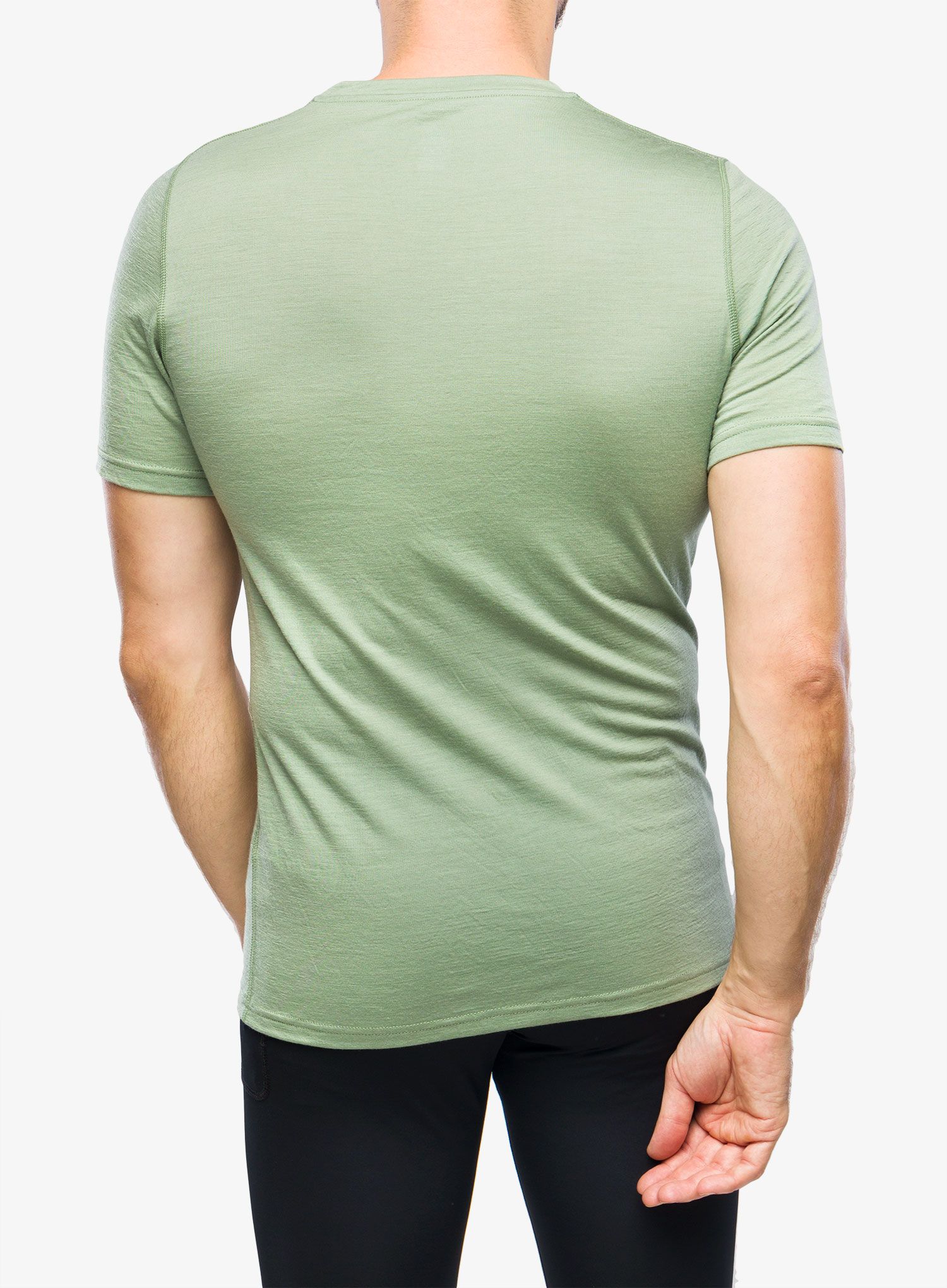Termotriko Odlo Merino 200 BL Top Crew Neck SS - matte green