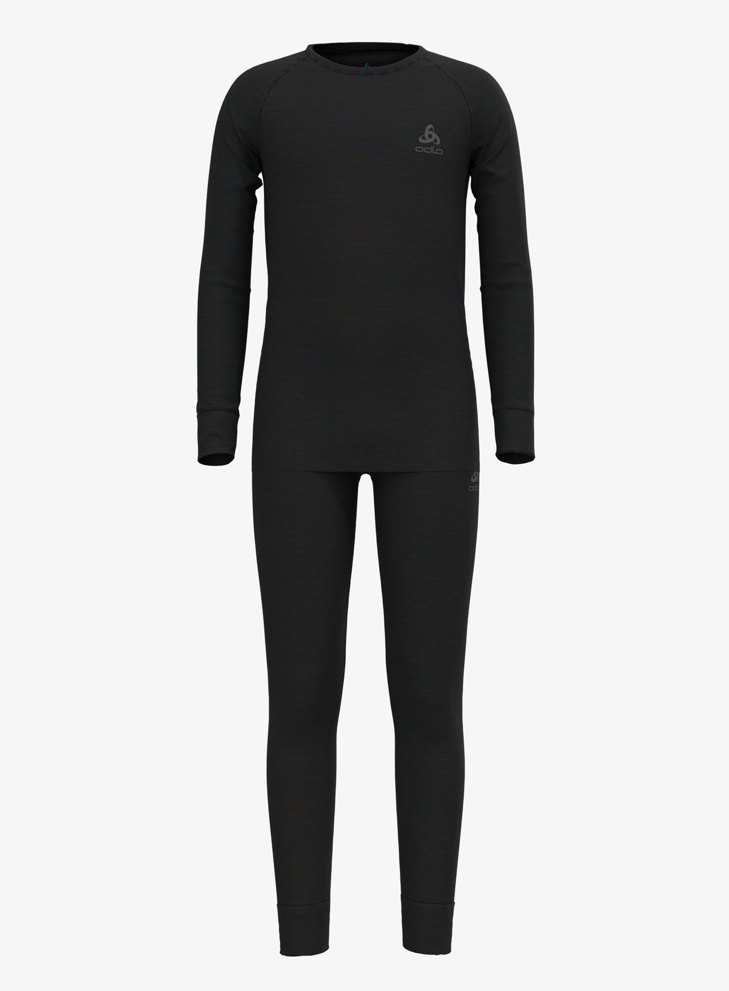 Termoaktivní prádlo pro děti Odlo Merino 200 Kids Set Long - black