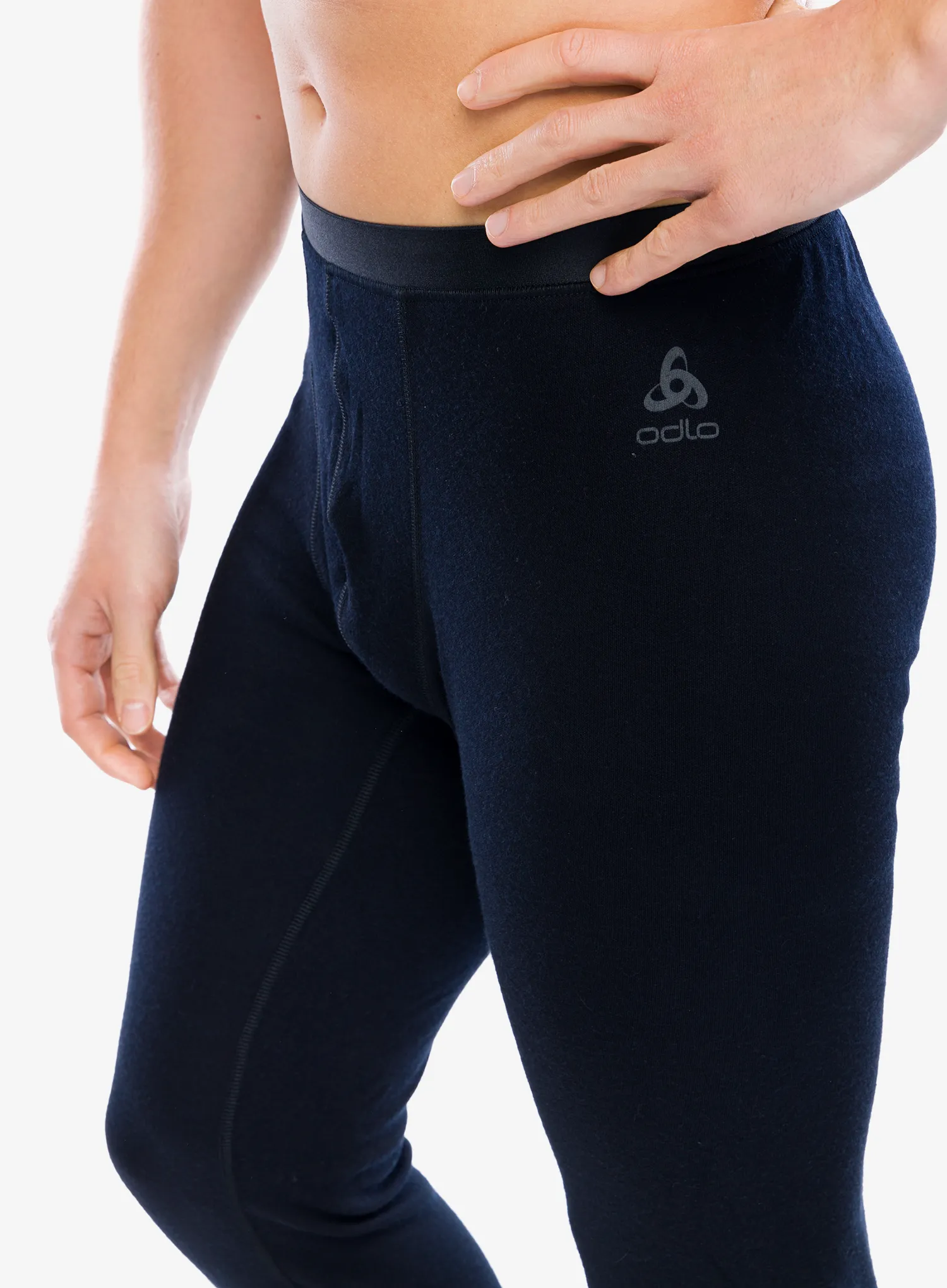 Termolegíny Odlo Merino 260 BL Bottom Long - black