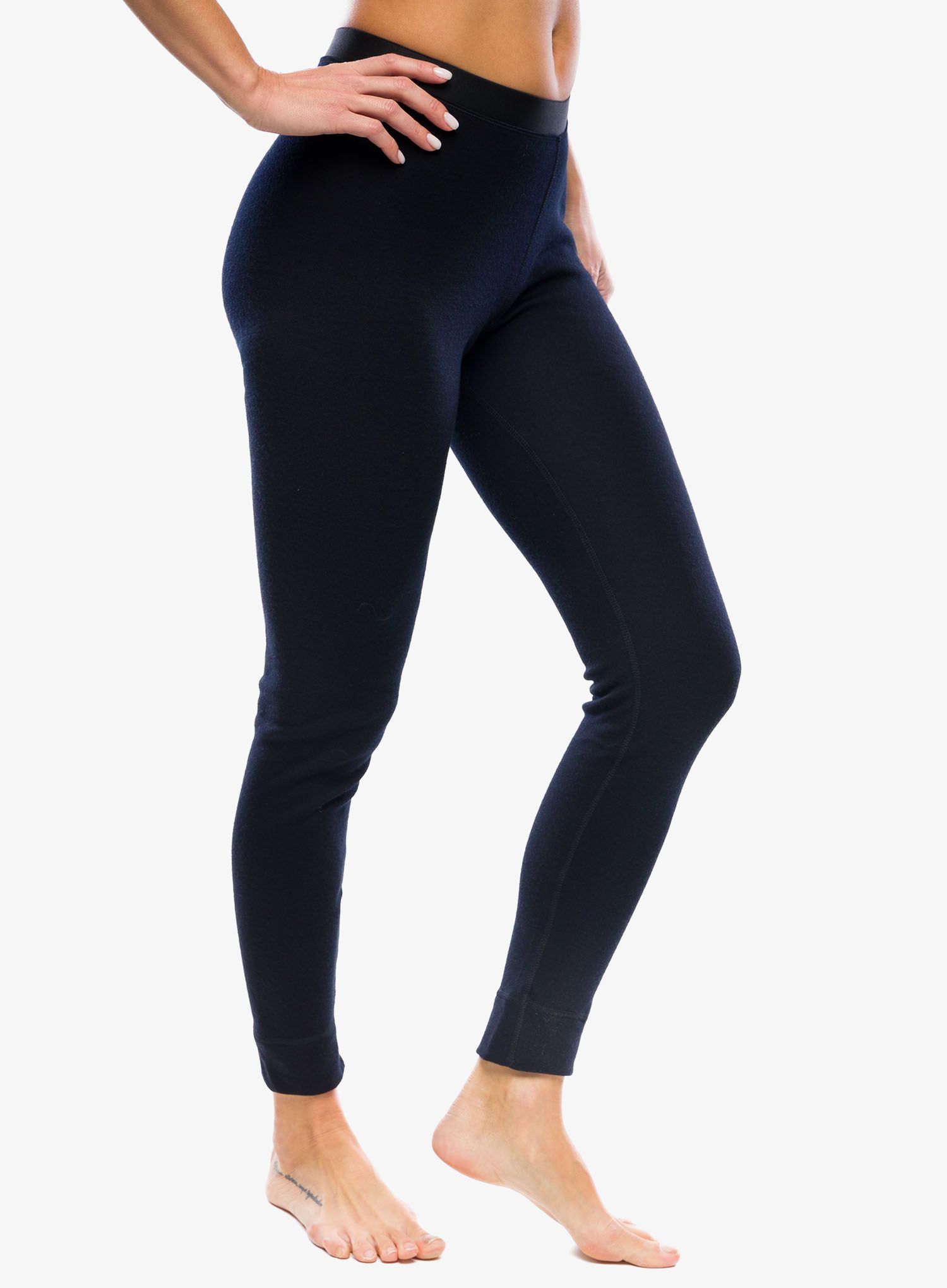 Termolegíny dámské Odlo Merino 260 BL Bottom Long - black