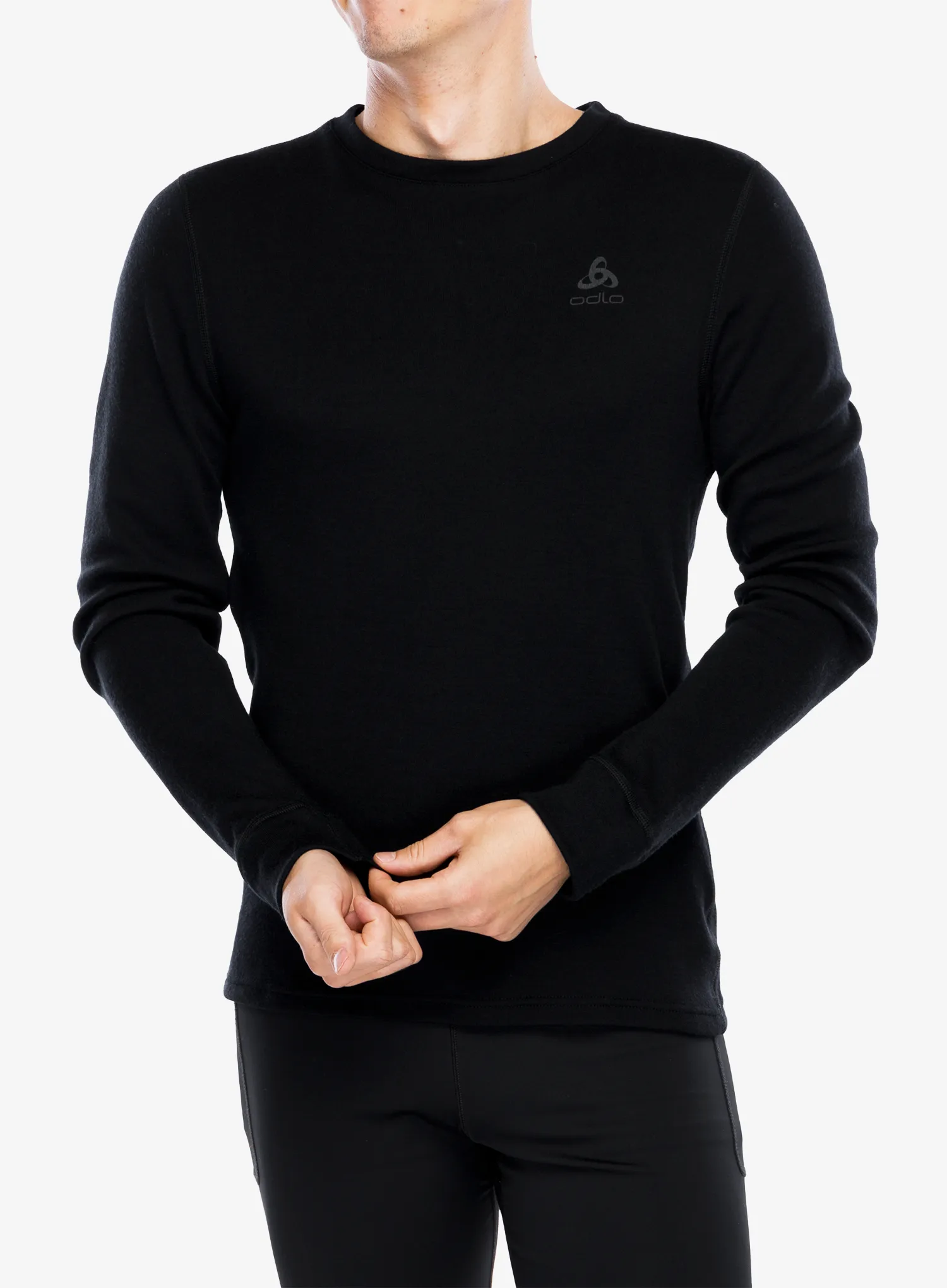 Funkční mikina Odlo Merino 260 BL Top Crew Neck LS - black