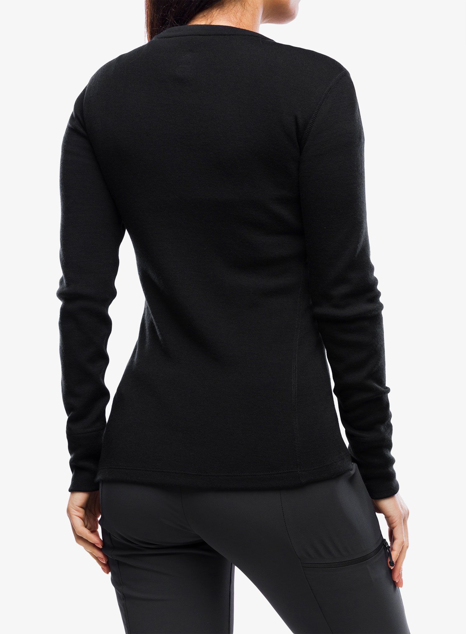 Funkční mikina dámská Odlo Merino 260 BL Top Crew Neck LS - black