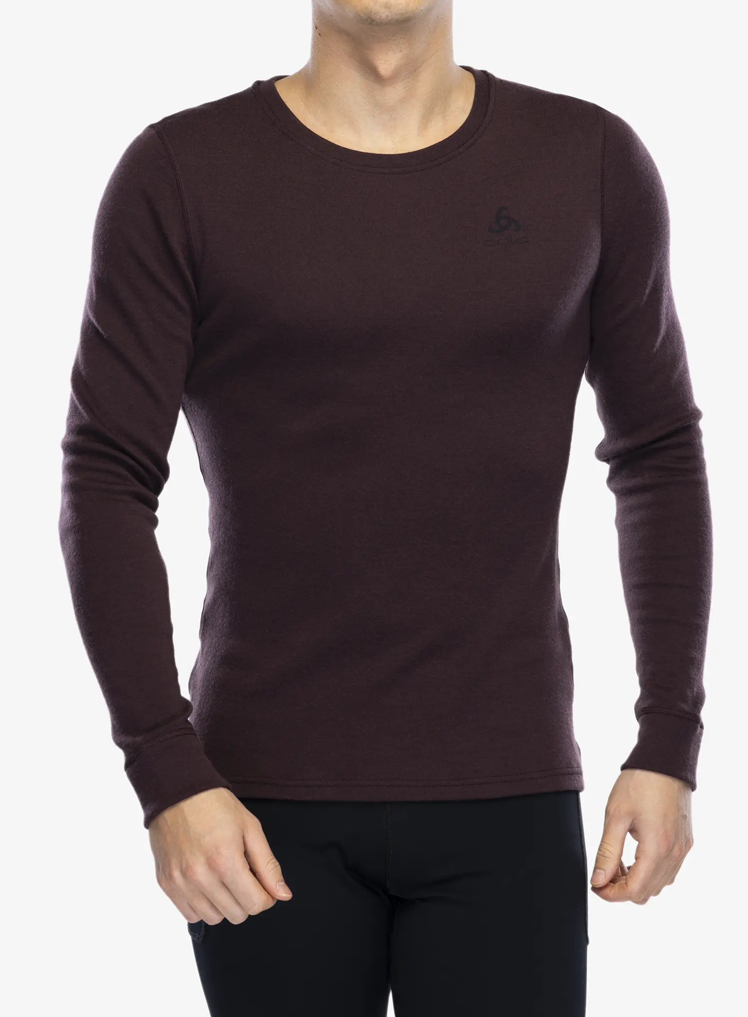 Funkční mikina Odlo Merino 260 BL Top Crew Neck LS - fudge