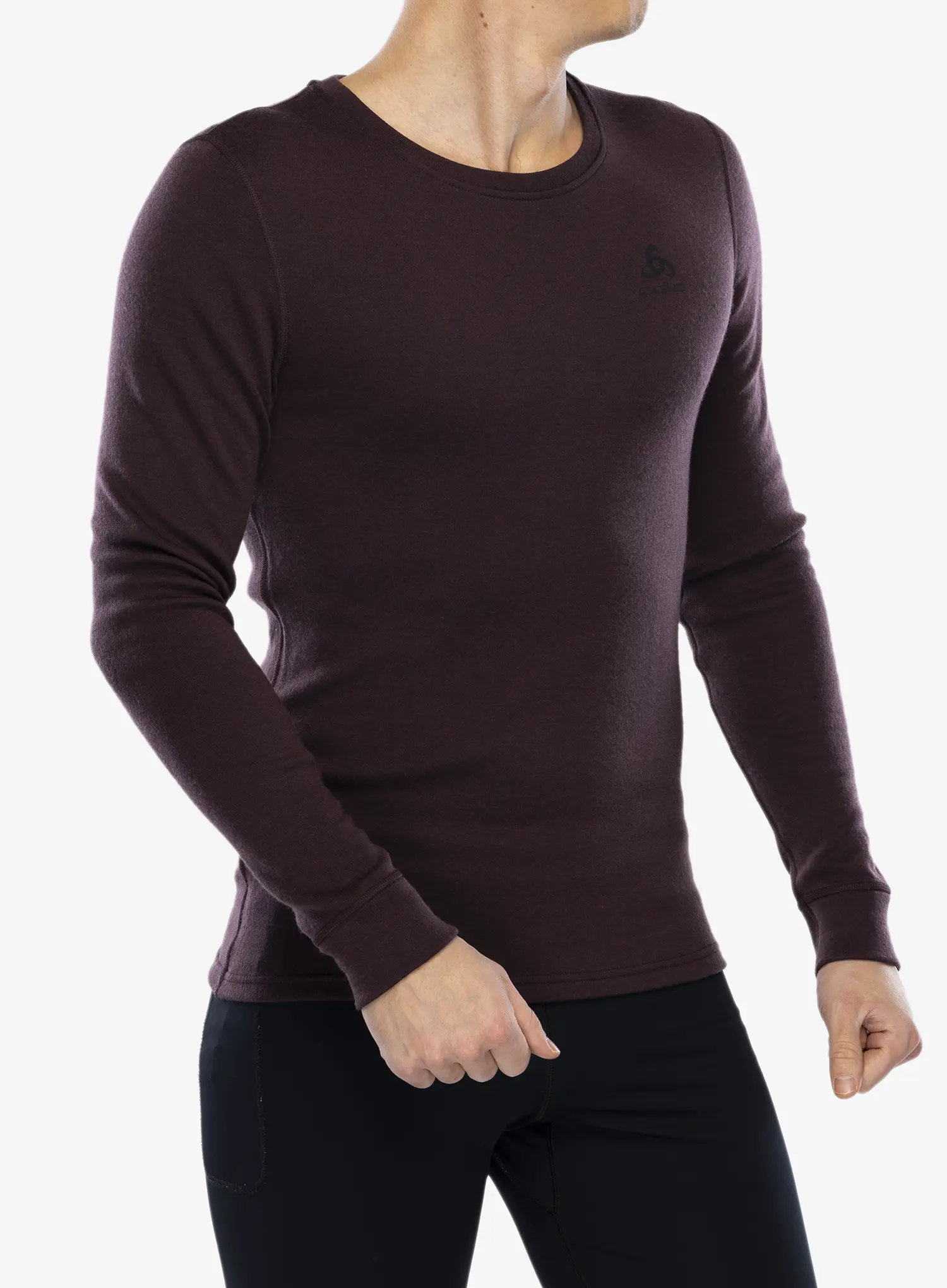 Funkční mikina Odlo Merino 260 BL Top Crew Neck LS - fudge