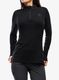 Funkční mikina dámská Odlo Merino 260 BL Top Turtle Neck LS Half Zip - black