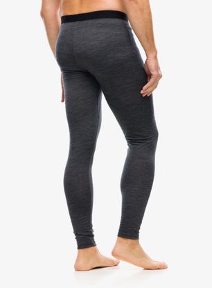Termolegíny Odlo Natural Performance PW 150 BL Bottom Long - dark grey melange
