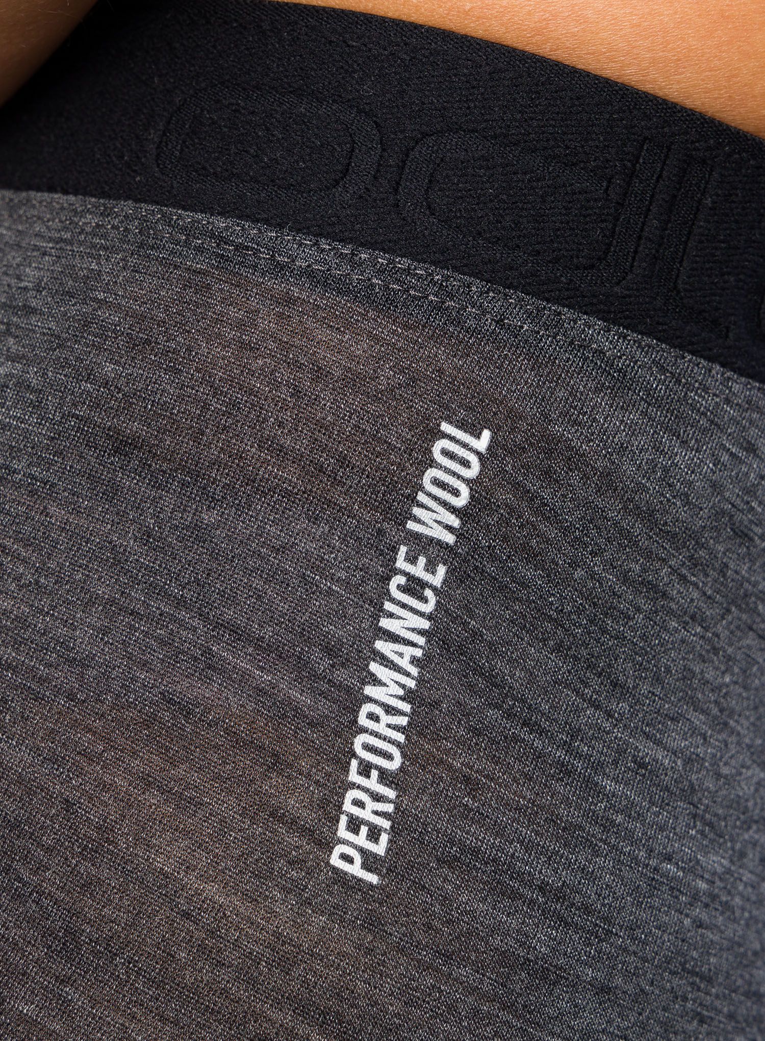 Termolegíny dámské Odlo Natural Performance PW 150 BL Bottom Long - dark grey melange